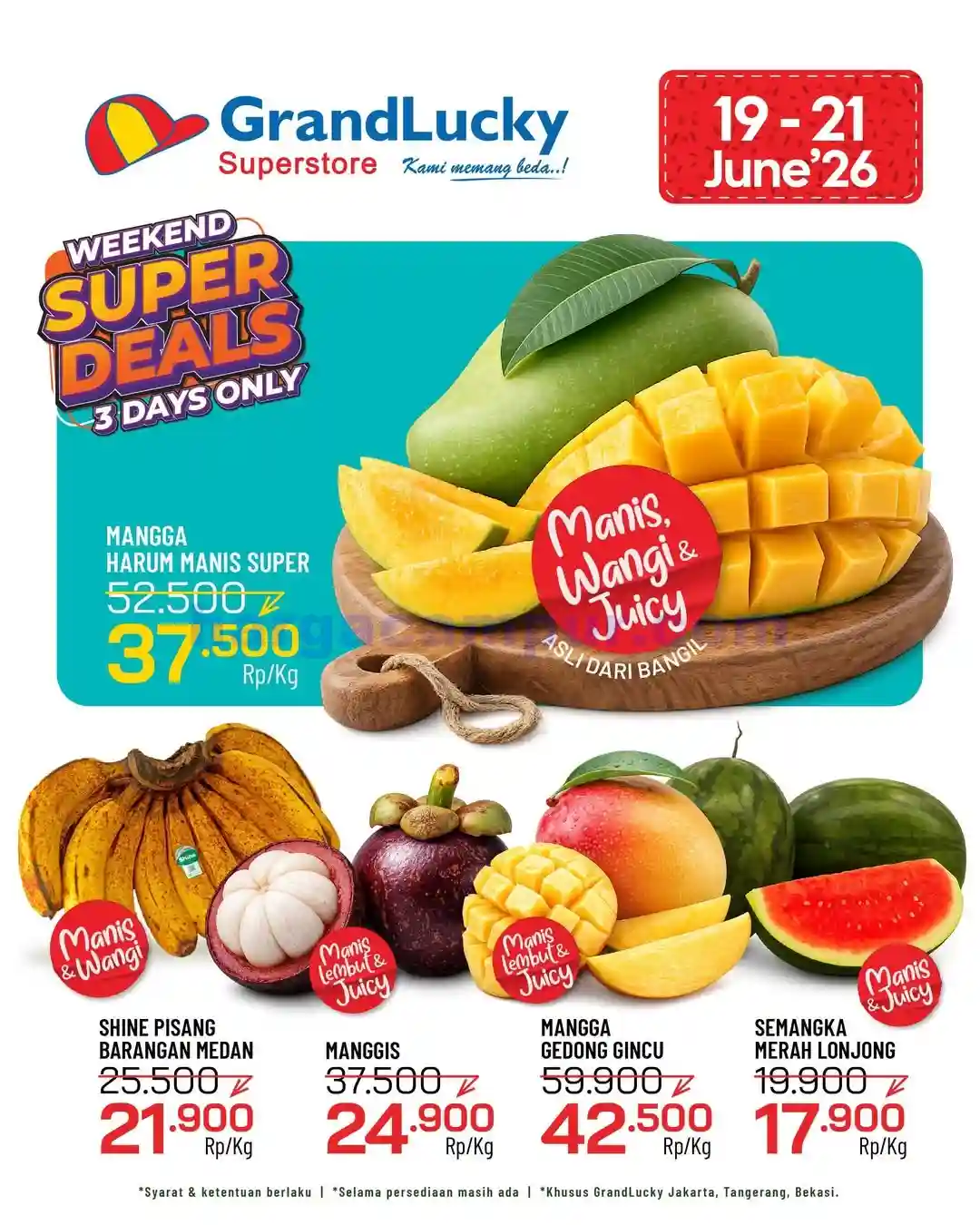 Promo GrandLucky Weekend Super Deals 19 - 21 Juni 2026 3 Promo GrandLucky Weekend Super Deals 19 21 Juni 2026 11