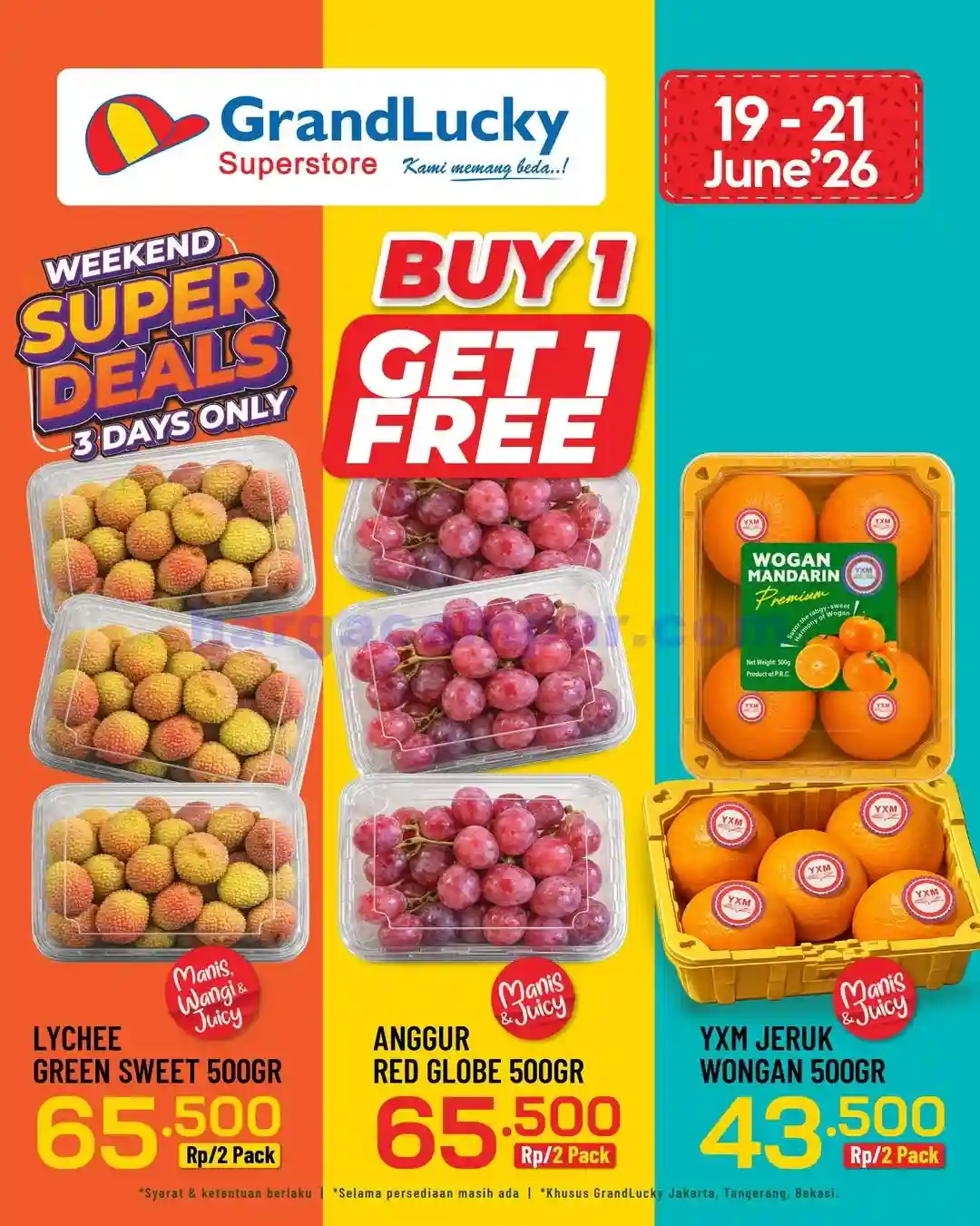 Promo GrandLucky Weekend Super Deals 19 - 21 Juni 2026 2 Promo GrandLucky Weekend Super Deals 19 21 Juni 2026 12
