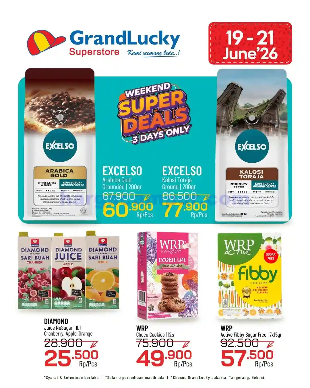 Promo GrandLucky Weekend Super Deals 19 - 21 Juni 2026 9 Promo GrandLucky Weekend Super Deals 19 21 Juni 2026 5