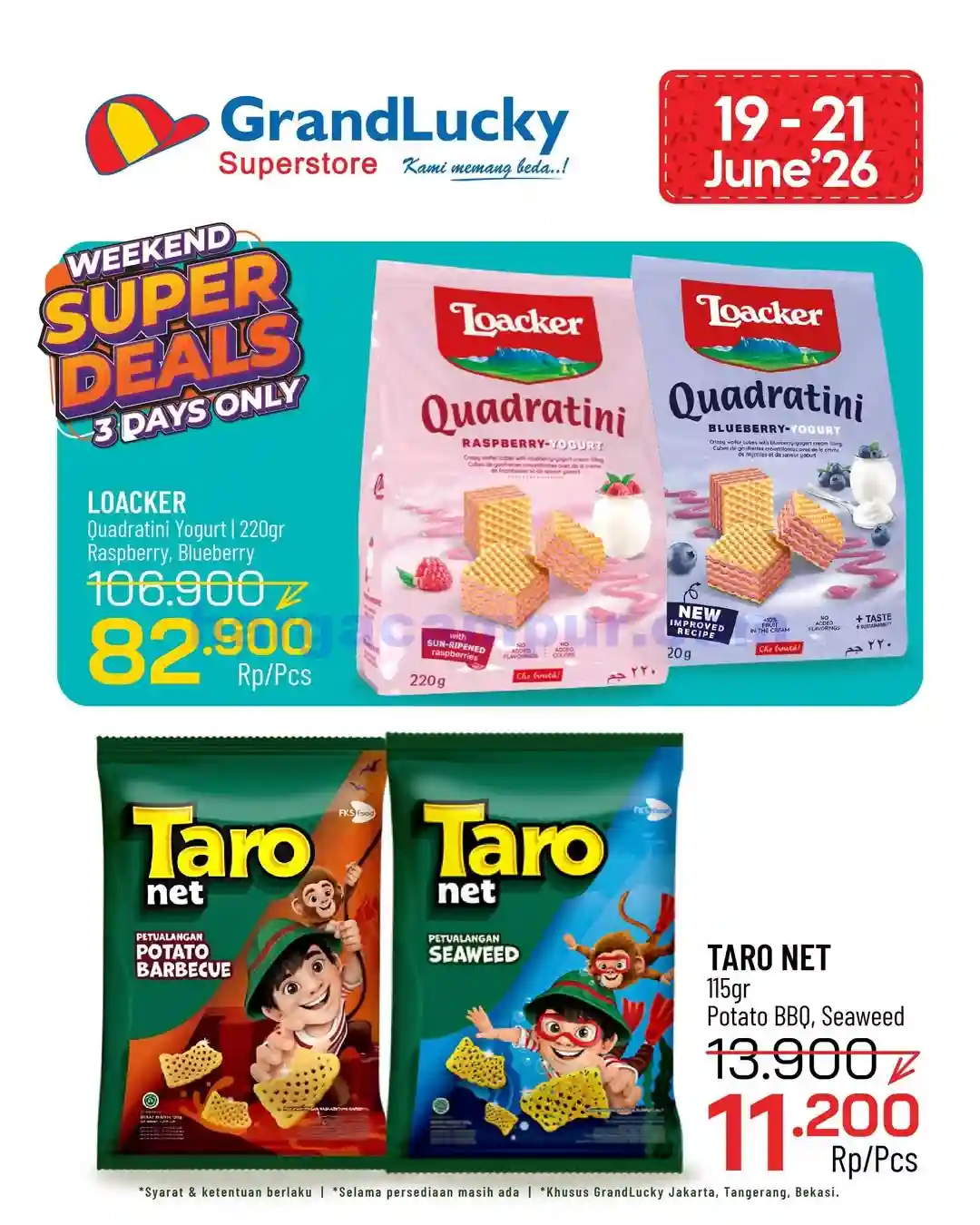 Promo GrandLucky Weekend Super Deals 19 - 21 Juni 2026 7 Promo GrandLucky Weekend Super Deals 19 21 Juni 2026 7