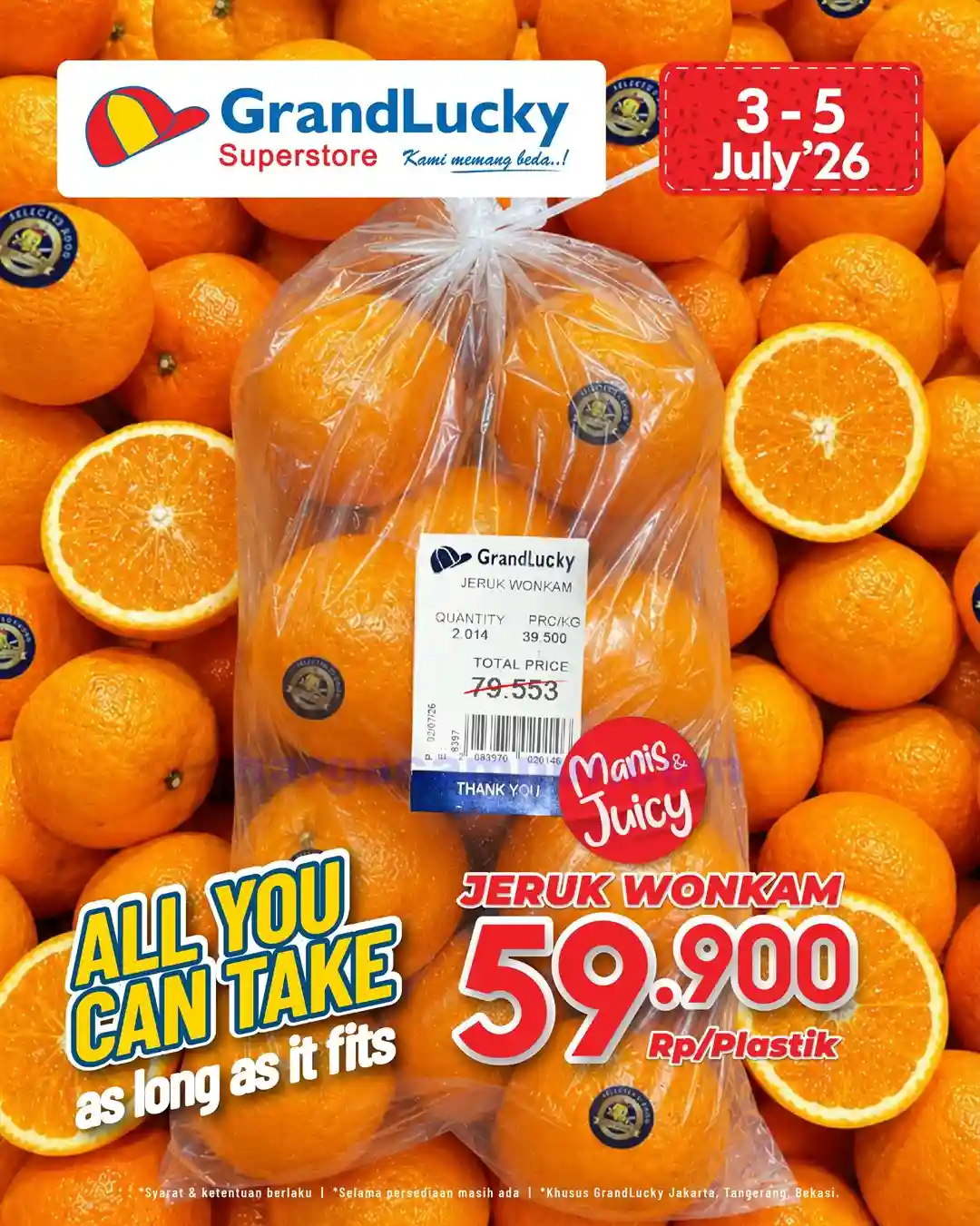 Promo GrandLucky Weekend Super Deals 10 - 12 Juli 2026 2 Promo GrandLucky Weekend Super Deals 3 5 Juli 2026 11