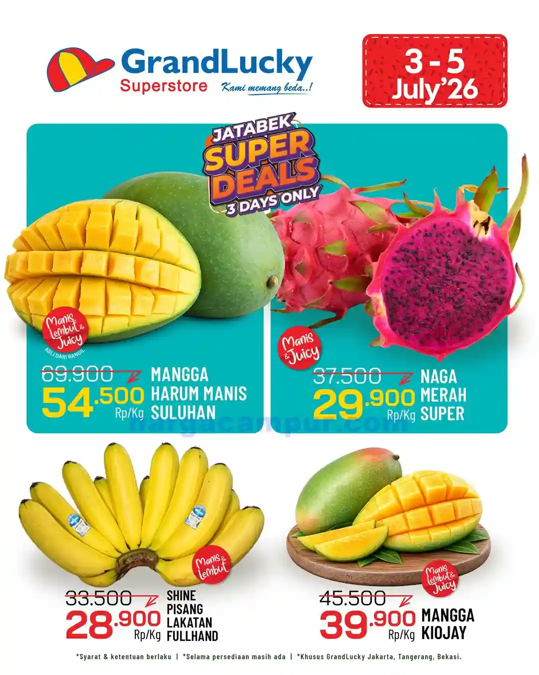 Promo GrandLucky Weekend Super Deals 10 - 12 Juli 2026 4 Promo GrandLucky Weekend Super Deals 3 5 Juli 2026 9
