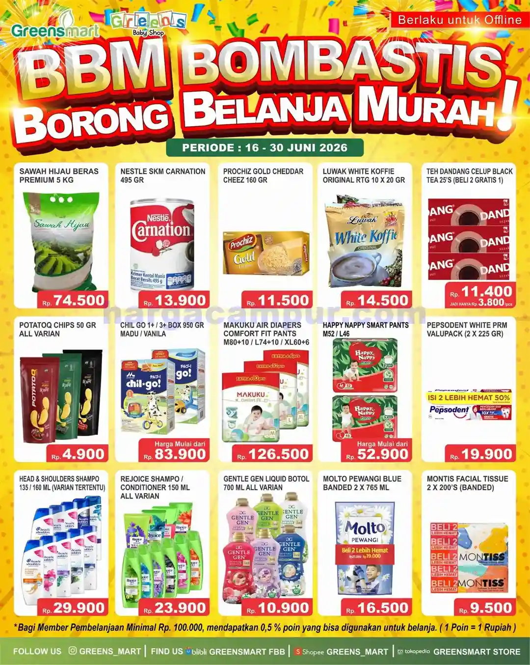 Promo Greensmart Weekend Terbaru 22 - 28 Juni 2026 1 Promo Greensmart Weekend Terbaru 19 - 21 Juni 2026.
