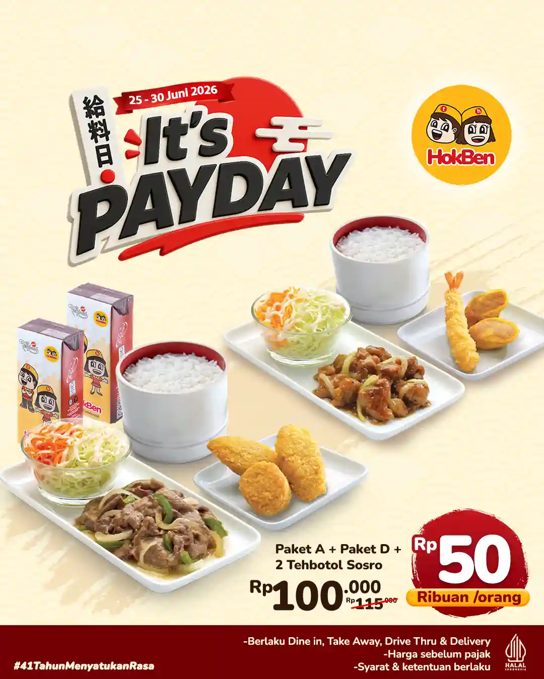 Promo HokBen Payday Paket Menu Harga Hanya 50 Ribuan 2 Promo HokBen Payday Paket Menu Harga Hanya 50 Ribuan 2