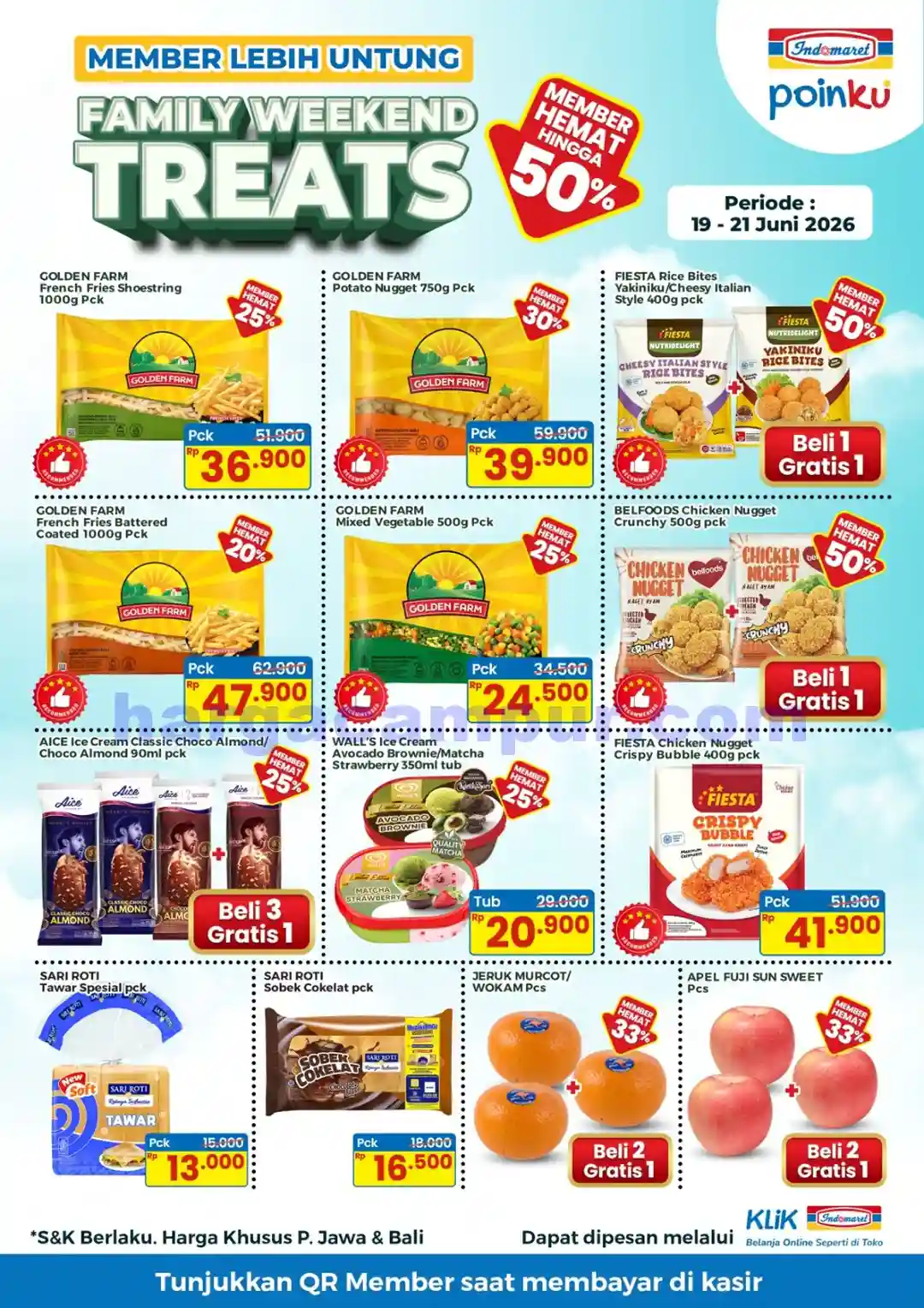 Promo Indomaret Family Weekend Treats 19 - 21 Juni 2026 1 Promo Indomaret Family Weekend Treats 19 - 21 Juni 2026.