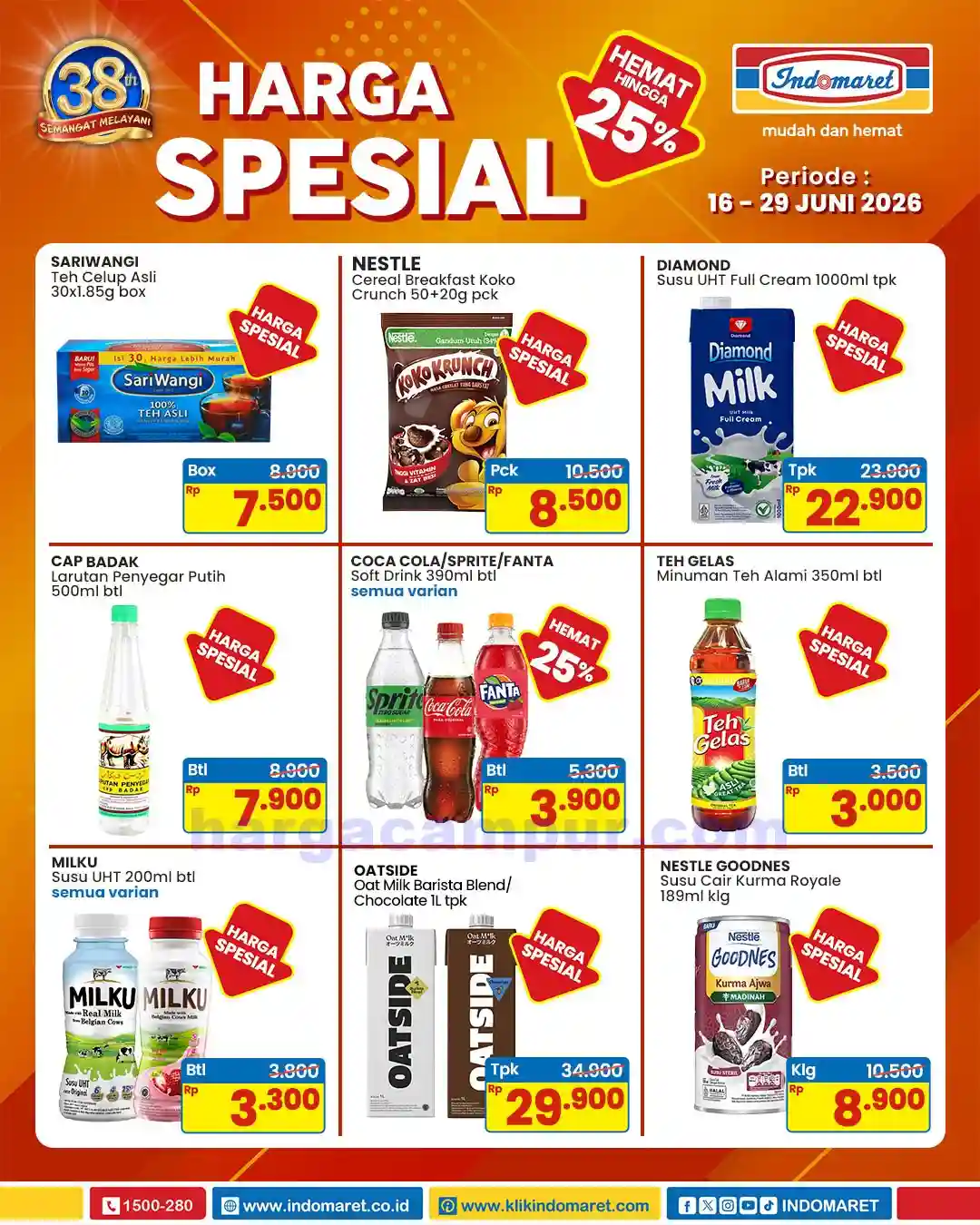 Promo Indomaret Harga Spesial Hemat Hingga 35% Produk Pilihan 3 Promo Indomaret Harga Spesial Hemat 18 29 Juni 2026 7