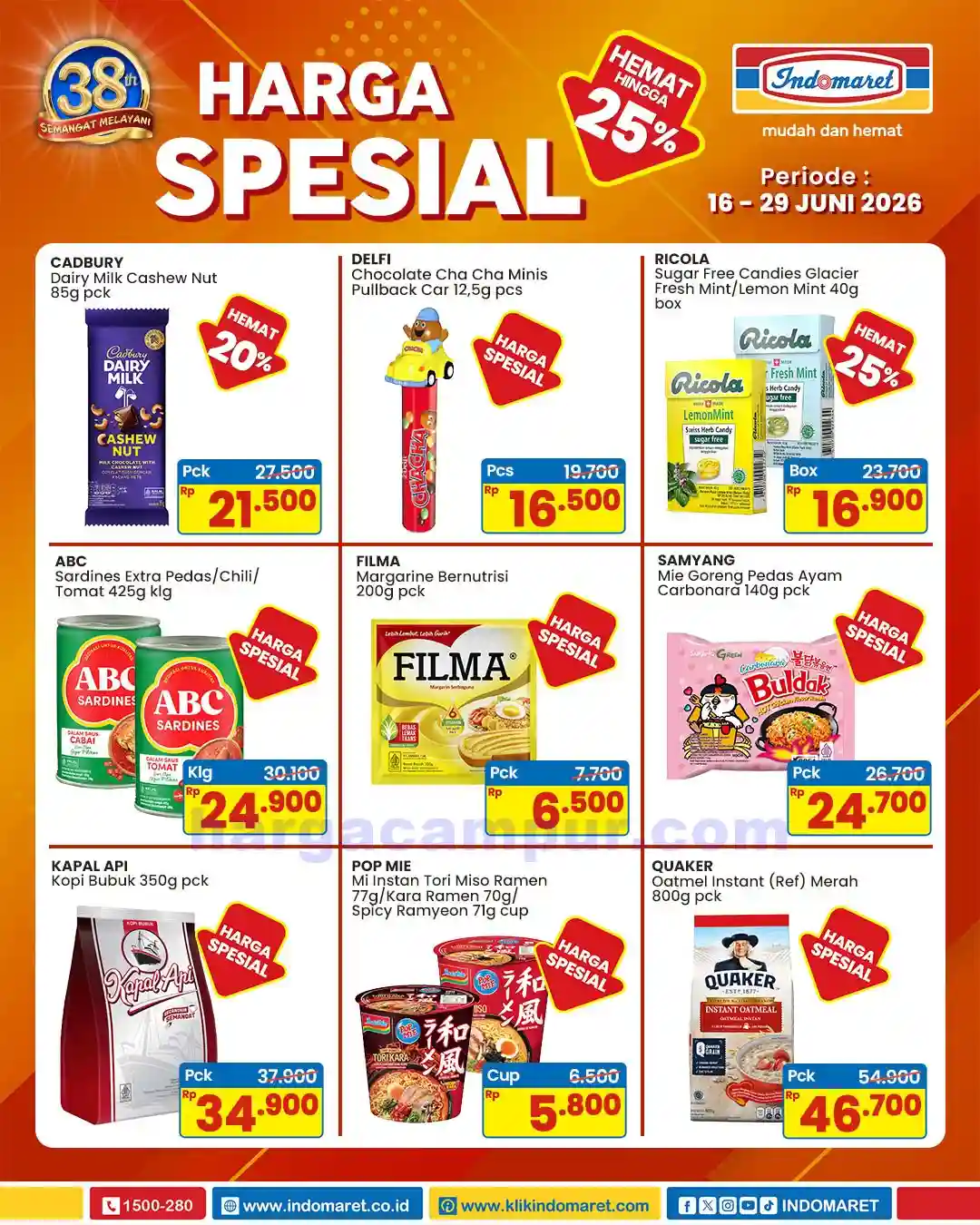 Promo Indomaret Harga Spesial Hemat Hingga 35% Produk Pilihan 2 Promo Indomaret Harga Spesial Hemat 18 29 Juni 2026 8