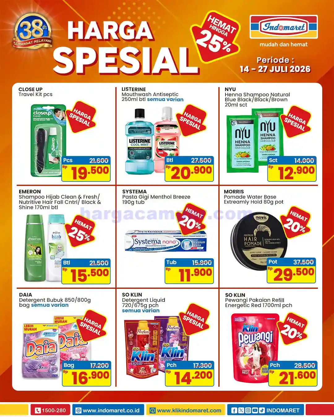 Promo Indomaret Harga Spesial Hemat Hingga 35% Produk Pilihan 6 Promo Indomaret Harga Spesial Hemat Terbaru 14 27 Juli 2026 3
