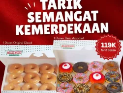 Promo Krispy Kreme Spesial 2 Lusin Donut Hanya 119 Ribu