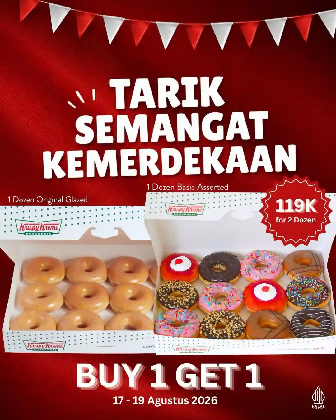 Promo Krispy Kreme Spesial 2 Lusin Donut Hanya 119 Ribu 1 Promo Krispy Kreme Spesial 2 Lusin Donut Hanya 119 Ribu