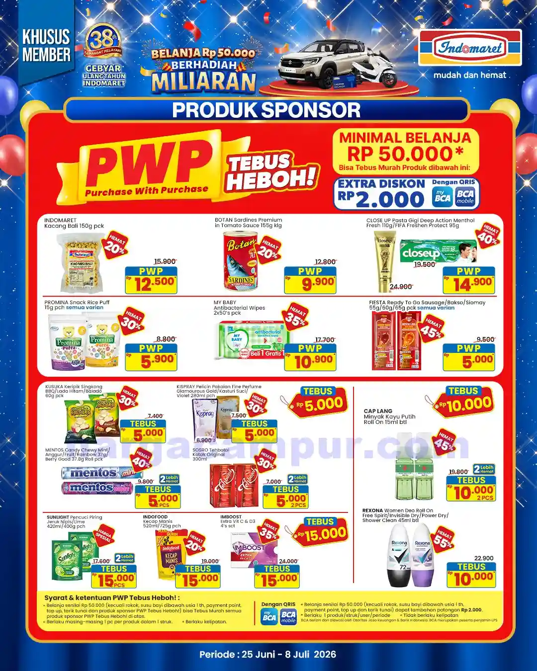 Promo PWP Indomaret Purchase With Purchase 2 - 8 Juli 2026 1 Promo PWP Indomaret Terbaru 25 Juni 8 Juli 2026 2
