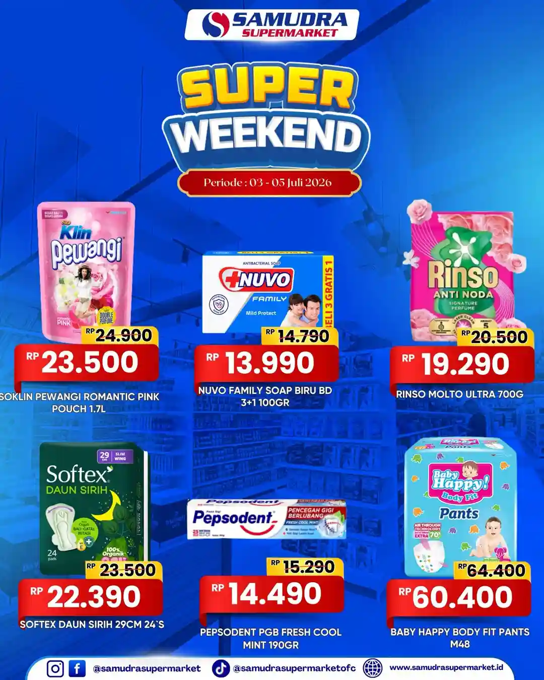 Promo Samudra Supermarket Weekend 10 - 12 Juli 2026 5 Promo Samudra Supermarket Weekend 3 5 Juli 2026 5