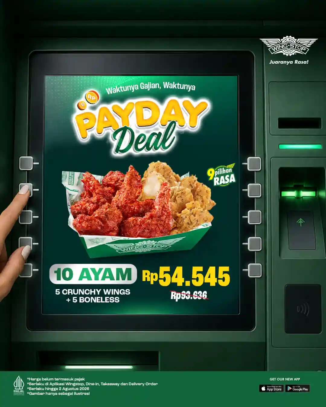 Promo Wingstop Payday Deal 10 Ayam Rp 54.545 1 Promo Wingstop Payday Deal 10 Ayam Rp 54.545