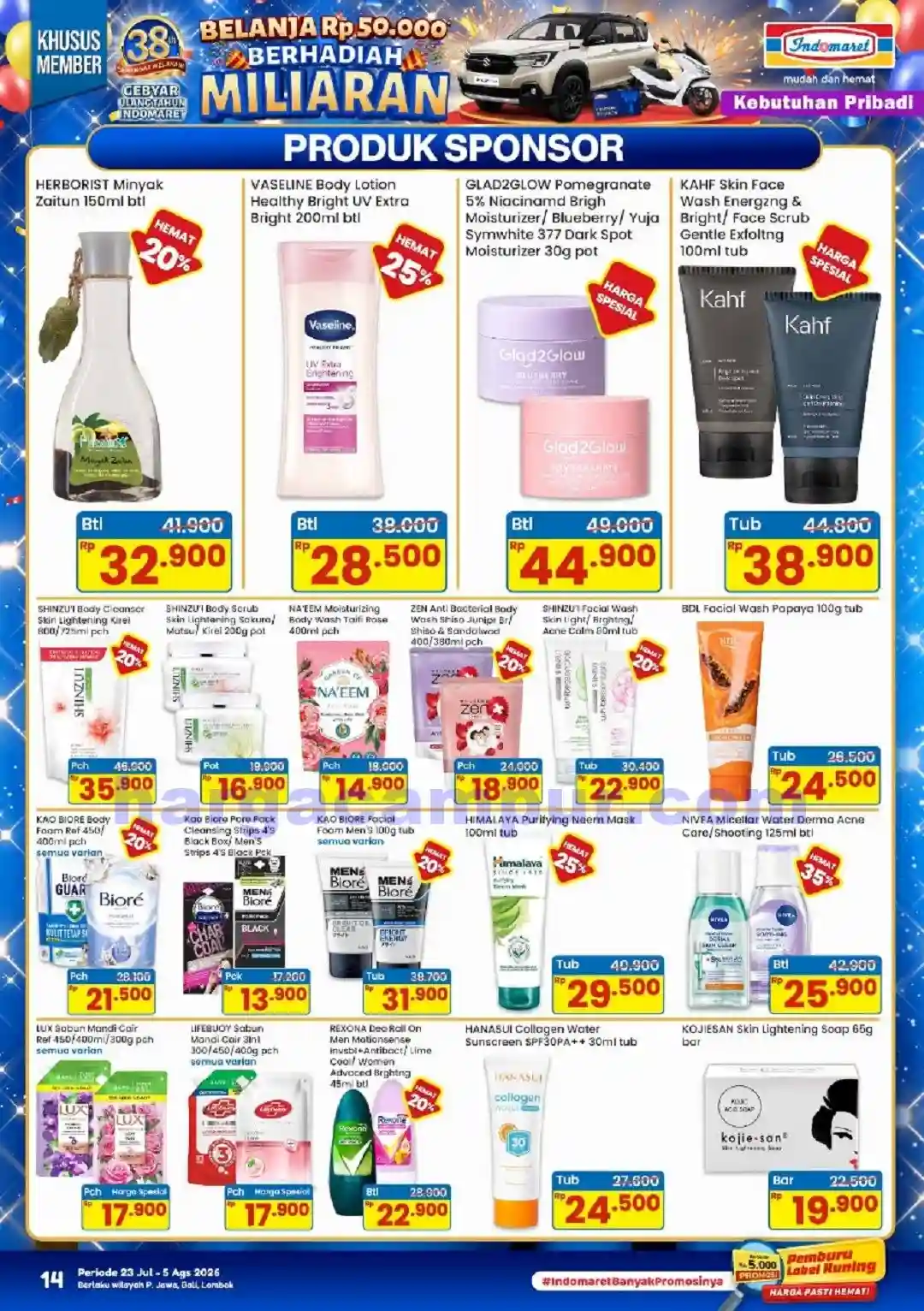 Katalog Indomaret Promo Terbaru 23 - 29 Juli 2026 14 Katalog Indomaret Promo Terbaru 23 Juli 5 Agustus 2026 14