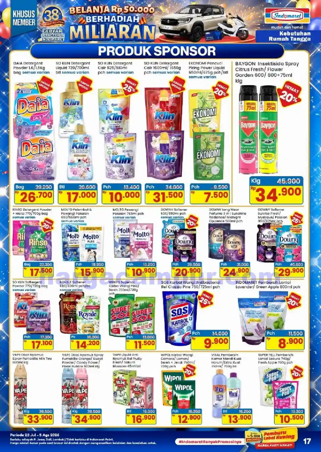 Katalog Indomaret Promo Terbaru 23 - 29 Juli 2026 17 Katalog Indomaret Promo Terbaru 23 Juli 5 Agustus 2026 17