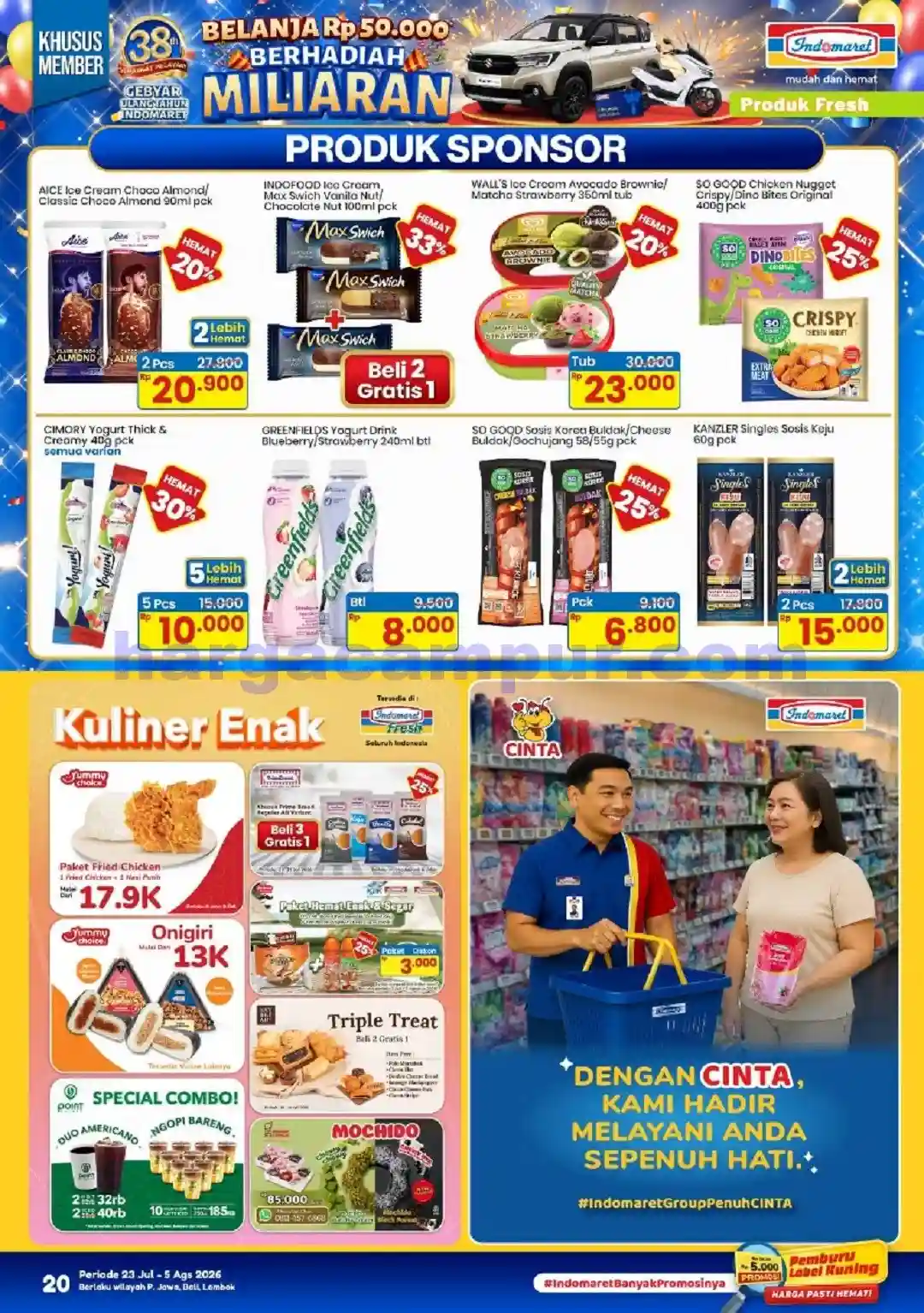 Katalog Indomaret Promo Terbaru 23 - 29 Juli 2026 20 Katalog Indomaret Promo Terbaru 22 - 28 Juli 2026.