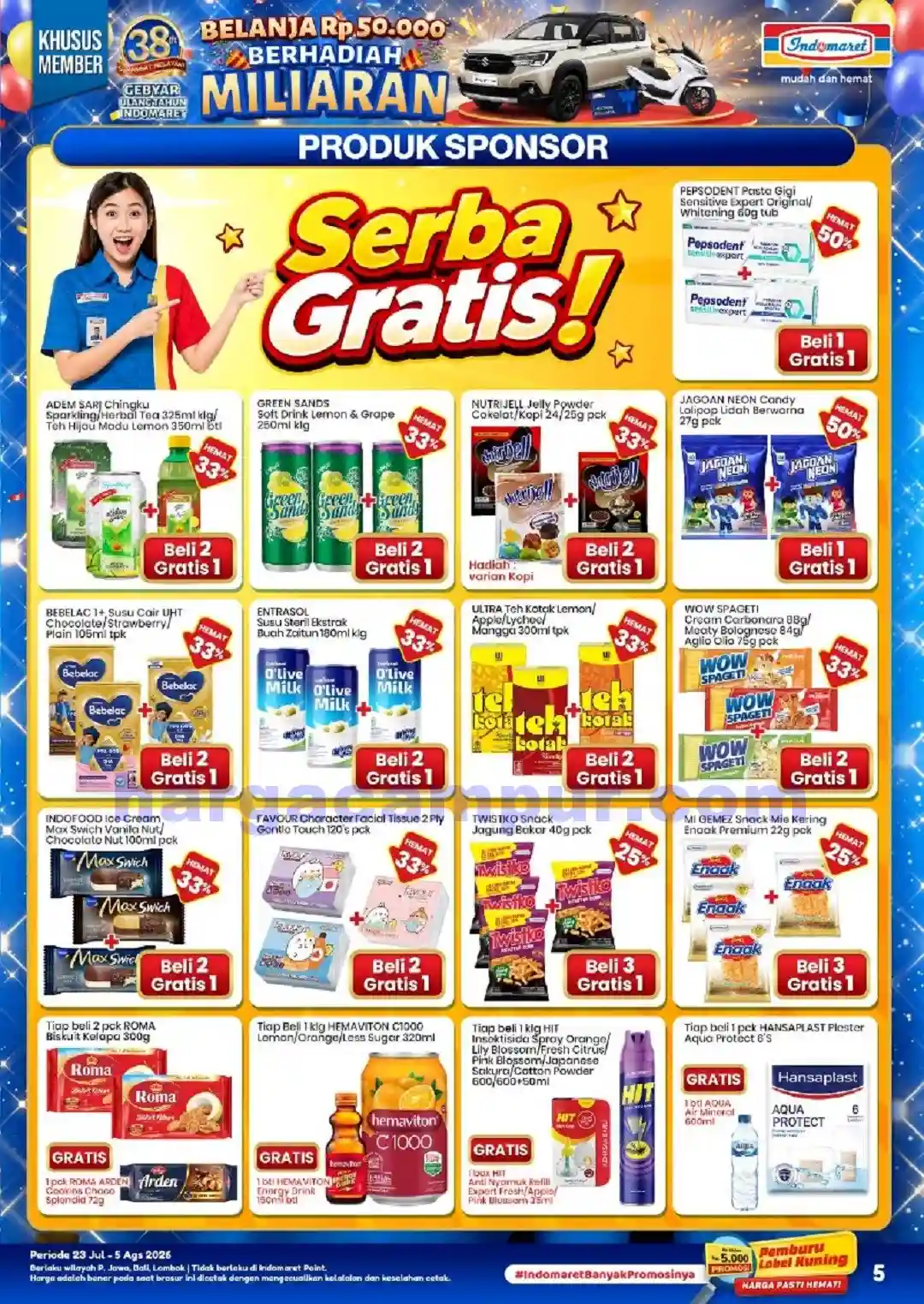 Katalog Indomaret Promo Terbaru 23 - 29 Juli 2026 5 Katalog Indomaret Promo Terbaru 23 Juli 5 Agustus 2026 5