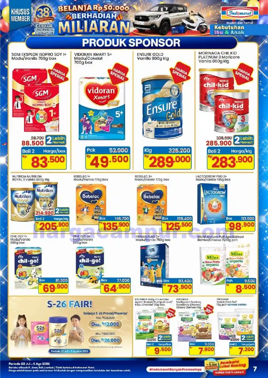 Katalog Indomaret Promo Terbaru 23 - 29 Juli 2026 7 Katalog Indomaret Promo Terbaru 23 Juli 5 Agustus 2026 7
