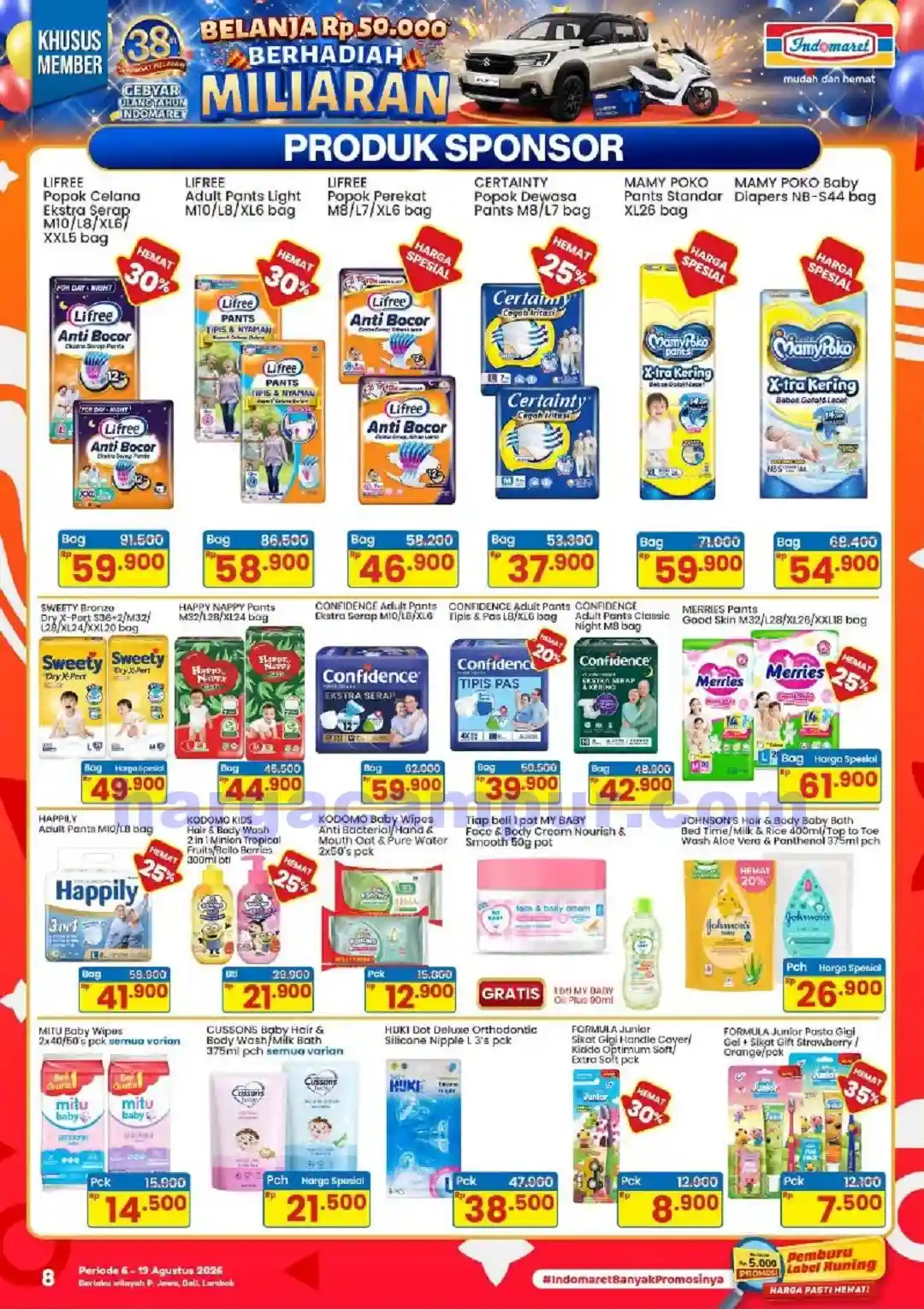 Katalog Indomaret Promo Terbaru 6 - 12 Agustus 2026 6 Katalog Indomaret Promo Terbaru 6 19 Agustus 2026 8