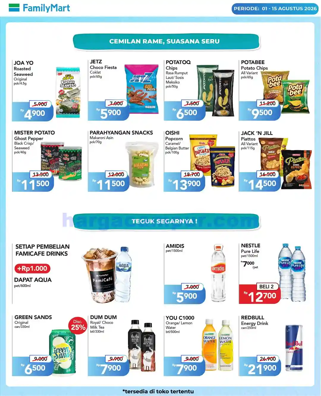 Katalog Promo JSM FamilyMart Terbaru 10 - 16 Agustus 2026 4 Katalog Promo FamilyMart Terbaru 1 15 Agustus 2026 3