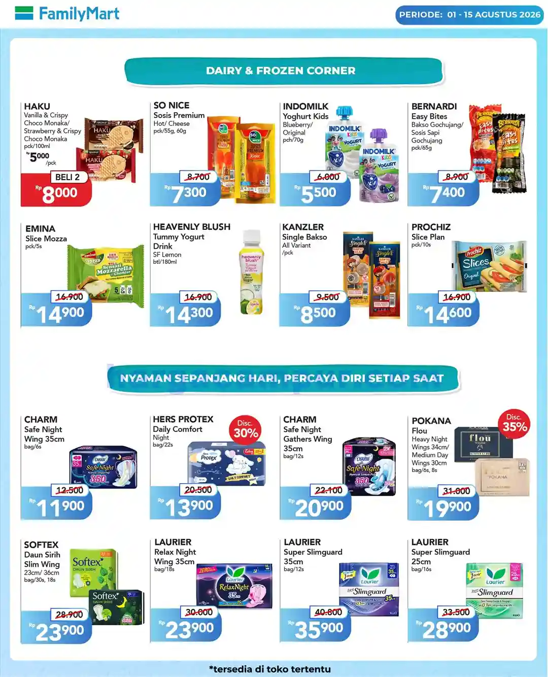 Katalog Promo JSM FamilyMart Terbaru 10 - 16 Agustus 2026 7 Katalog Promo FamilyMart Terbaru 1 15 Agustus 2026 6