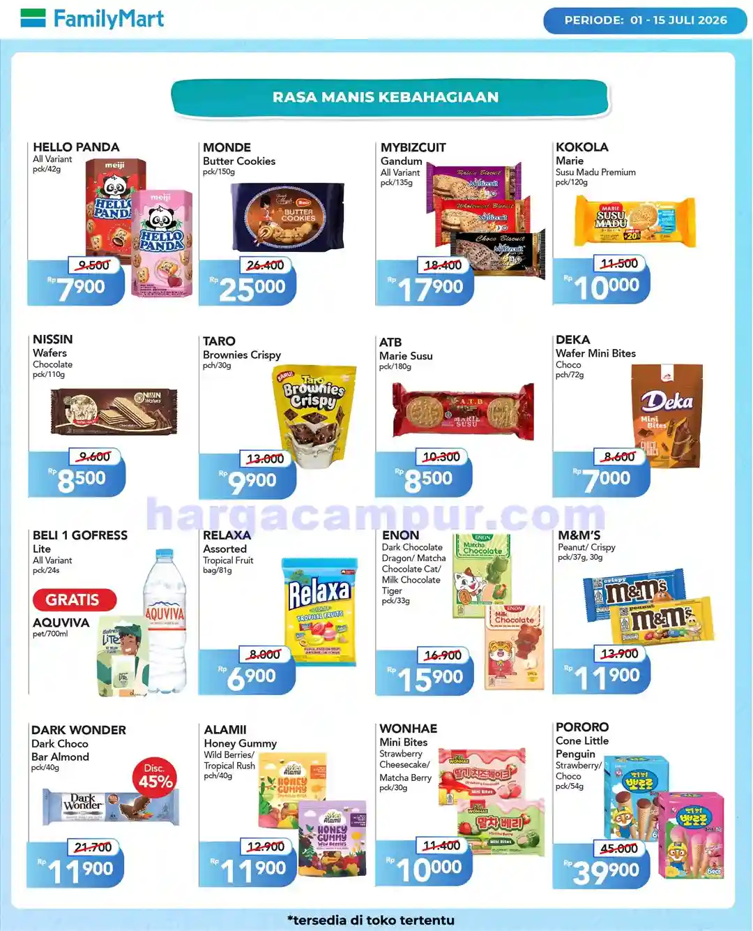 Katalog Promo JSM FamilyMart Terbaru 20 - 26 Juli 2026 7 Katalog Promo FamilyMart Terbaru 1 15 Juli 2026 4