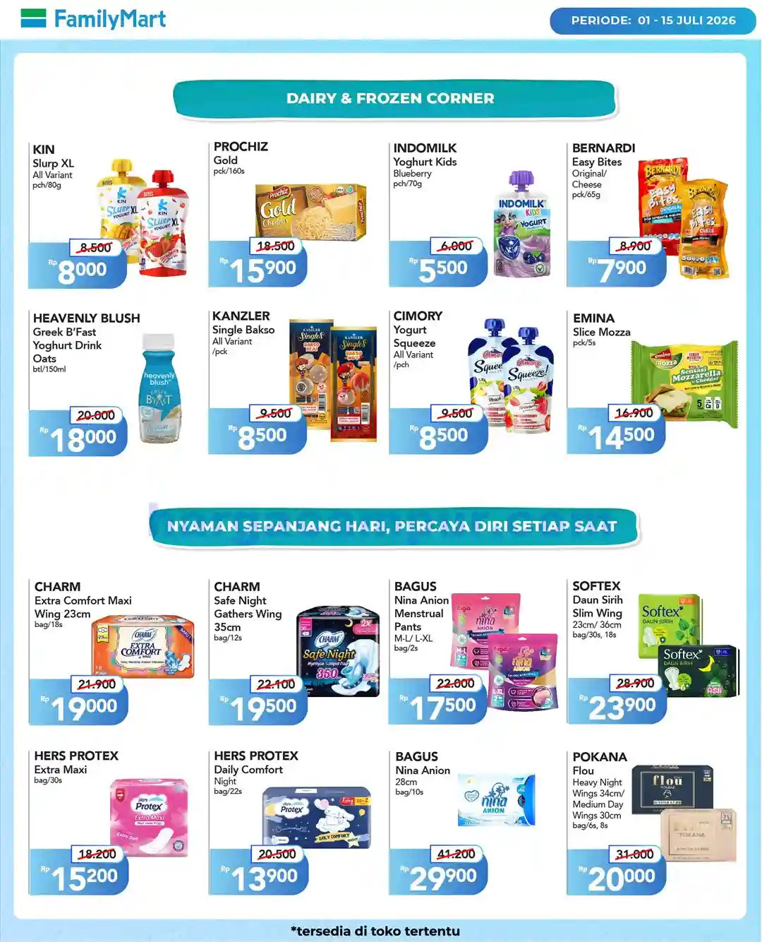 Katalog Promo JSM FamilyMart Terbaru 20 - 26 Juli 2026 9 Katalog Promo FamilyMart Terbaru 1 15 Juli 2026 6