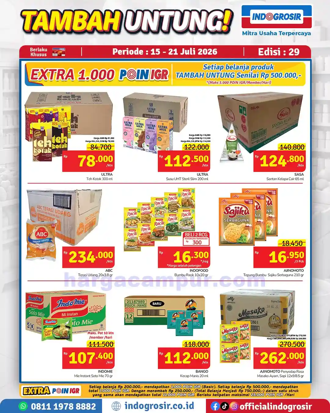 Katalog Promo Indogrosir Harga Hemat 22 - 28 Juli 2026 4 Katalog Promo Indogrosir Harga Hemat 15 21 Juli 2026 3