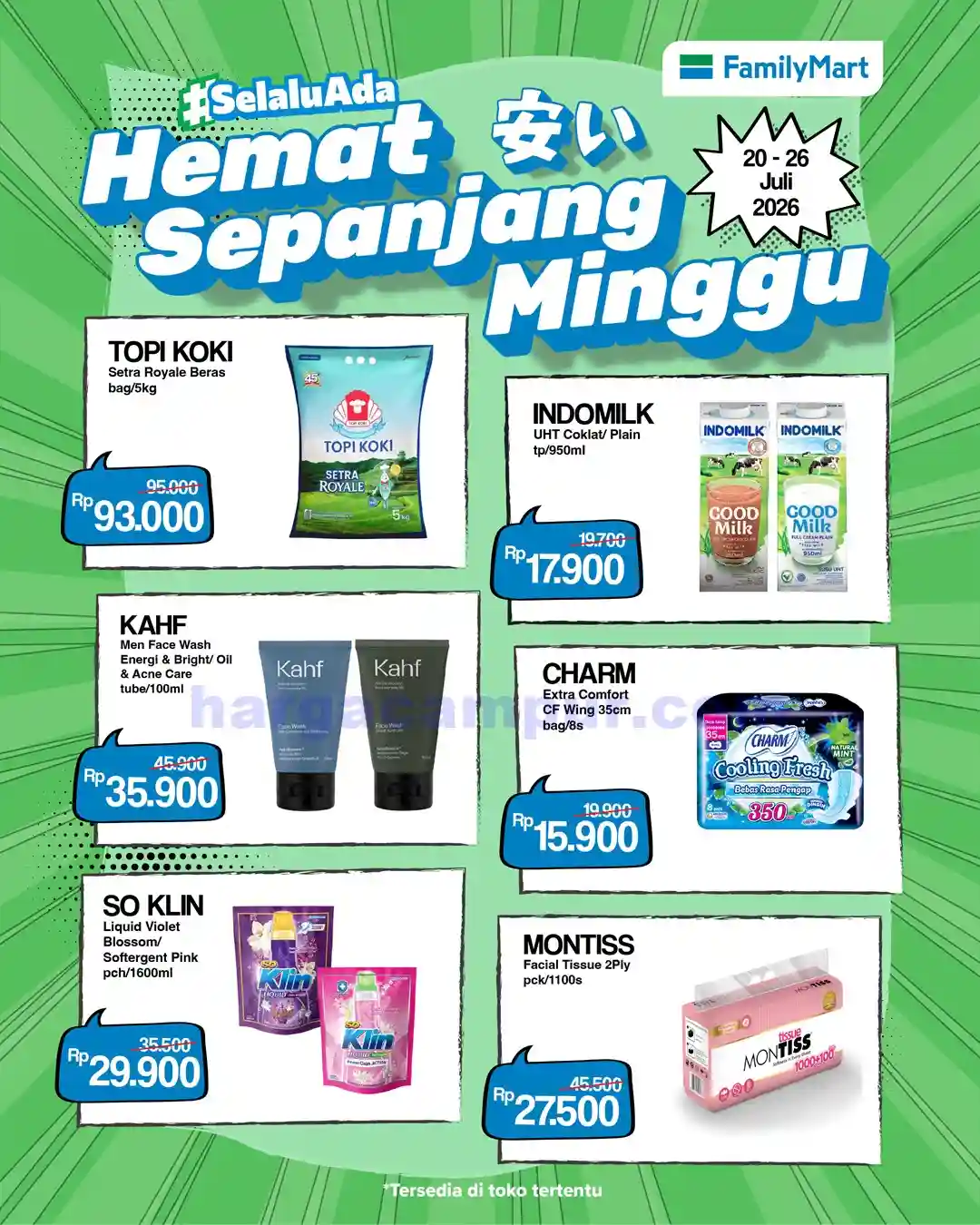 Katalog Promo JSM FamilyMart Terbaru 20 - 26 Juli 2026 1 Katalog Promo JSM FamilyMart Terbaru 20 - 26 Juli 2026.