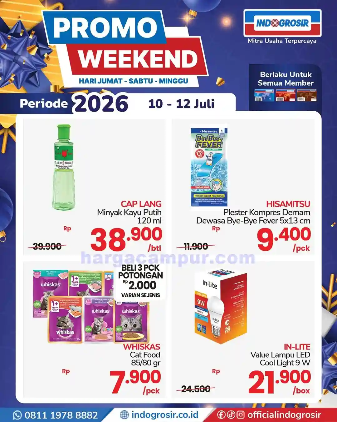 Katalog Promo JSM Indogrosir Terbaru 10 - 12 Juli 2026 6 Katalog Promo JSM Indogrosir Terbaru 10 - 12 Juli 2026.