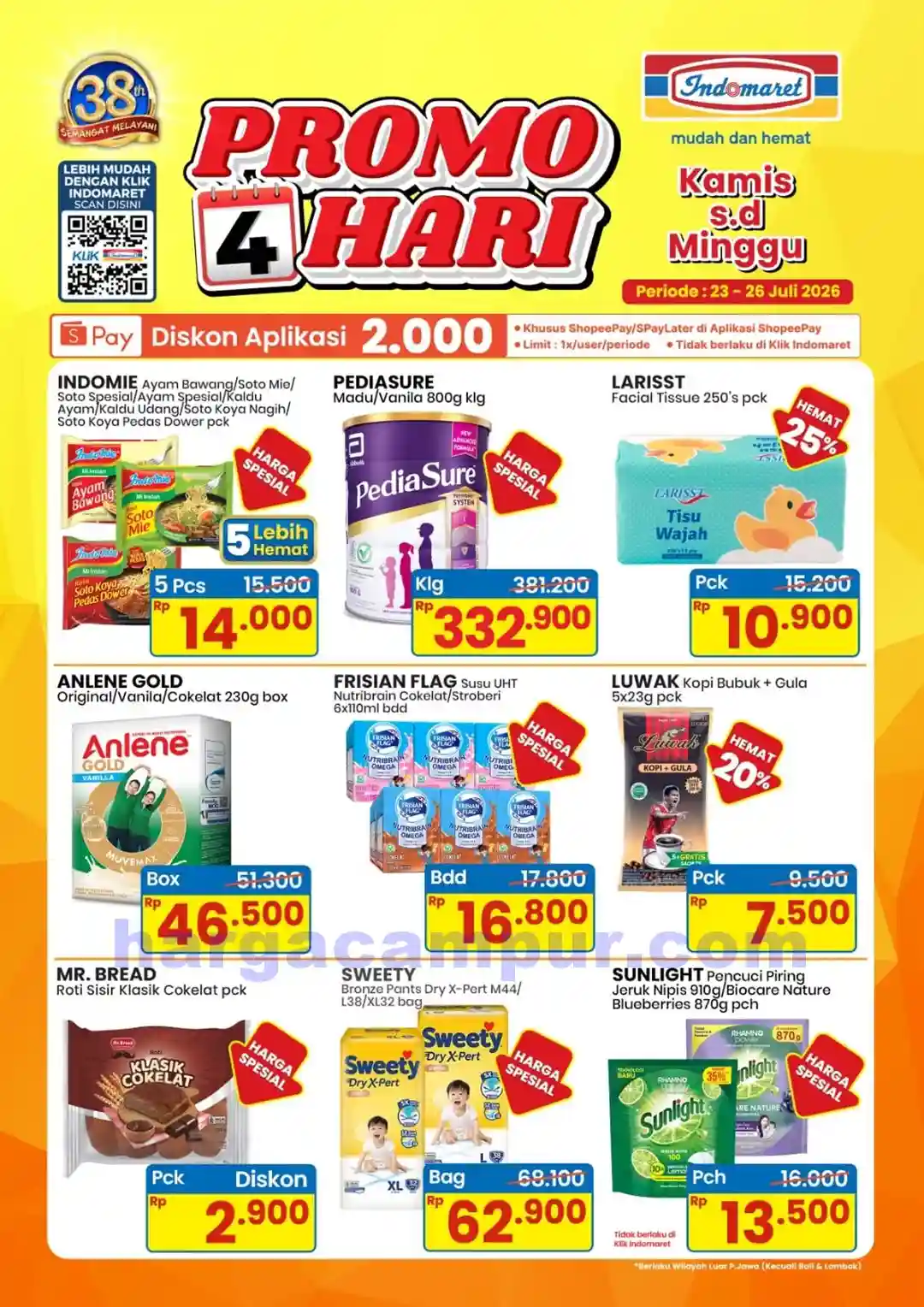 Promo Indomaret 4 Hari Terbaru 23 - 26 Juli 2026 1 Promo Indomaret 4 Hari Terbaru 23 - 26 Juli 2026.