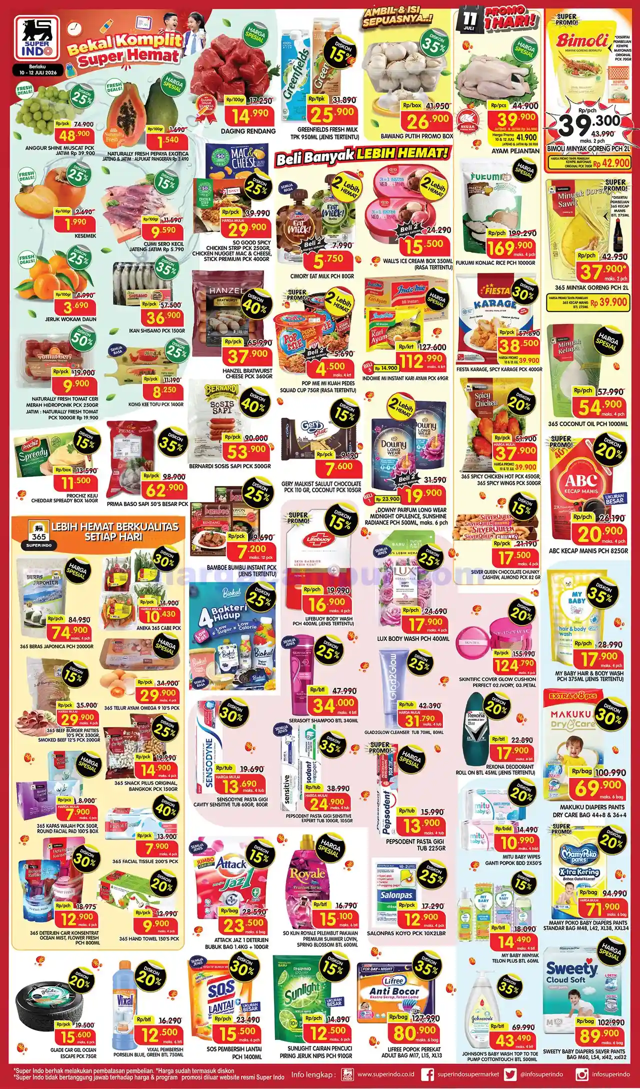 Katalog Promo JSM Superindo Terbaru 10 - 12 Juli 2026.