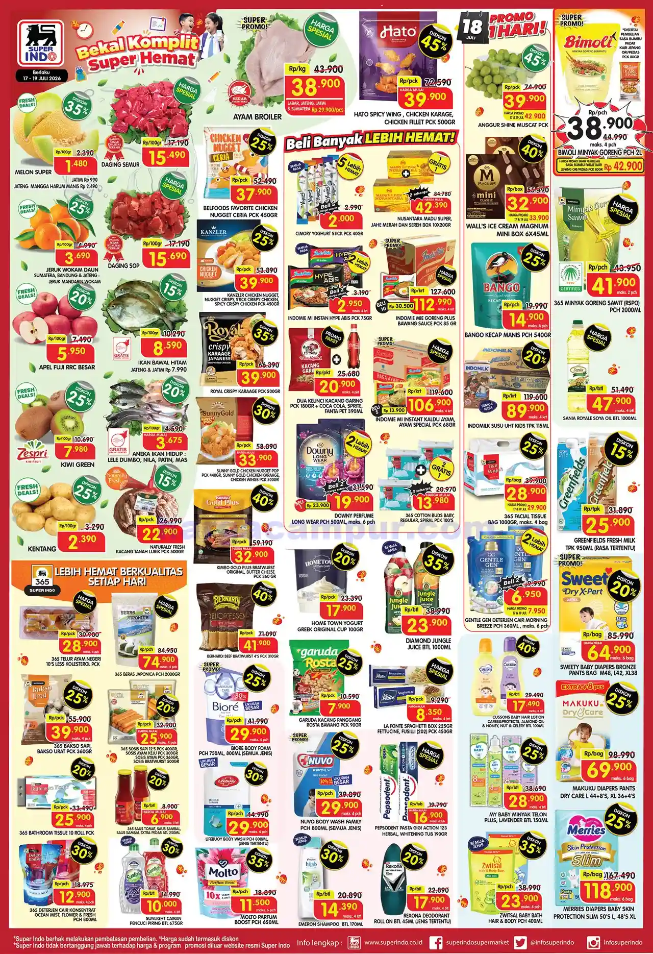 Katalog Promo JSM Superindo Terbaru 17 - 19 Juli 2026.