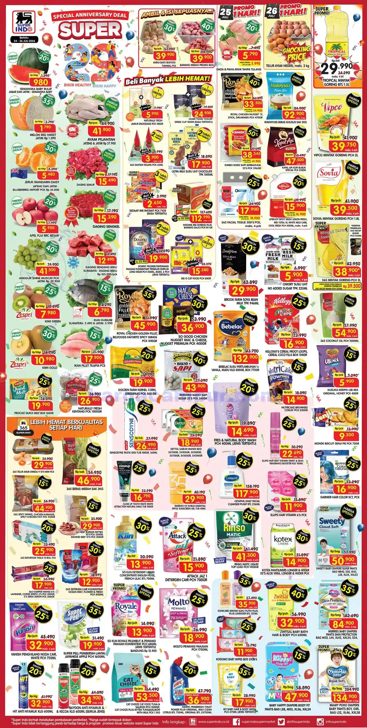 Katalog Promo JSM Superindo Terbaru 24 - 26 Juli 2026.