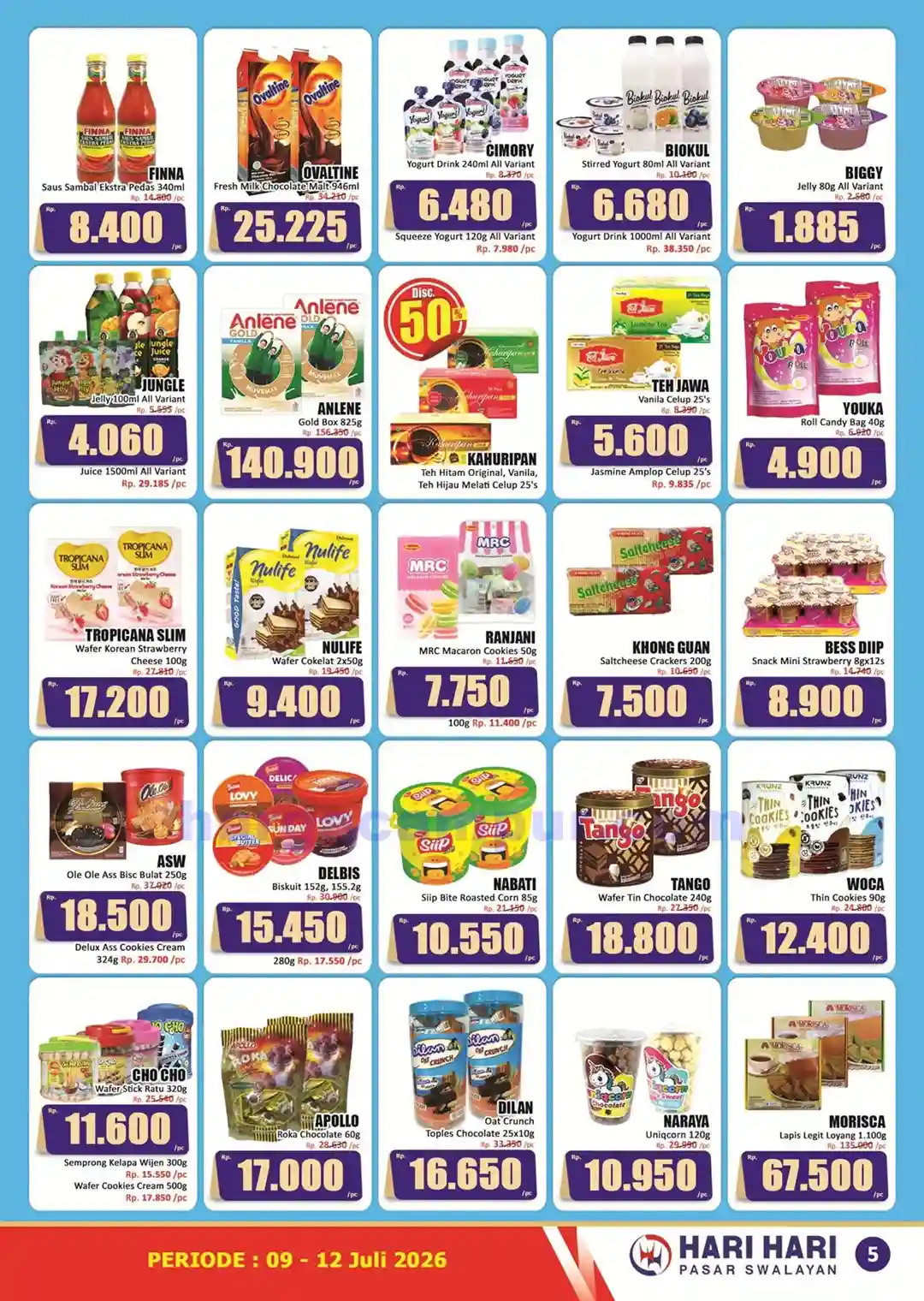 Promo KJSM Hari Hari Pasar Swalayan 16 - 19 Juli 2026 5 Katalog Promo KJSM HARI HARI Pasar Swalayan 9 12 Juli 2026 5