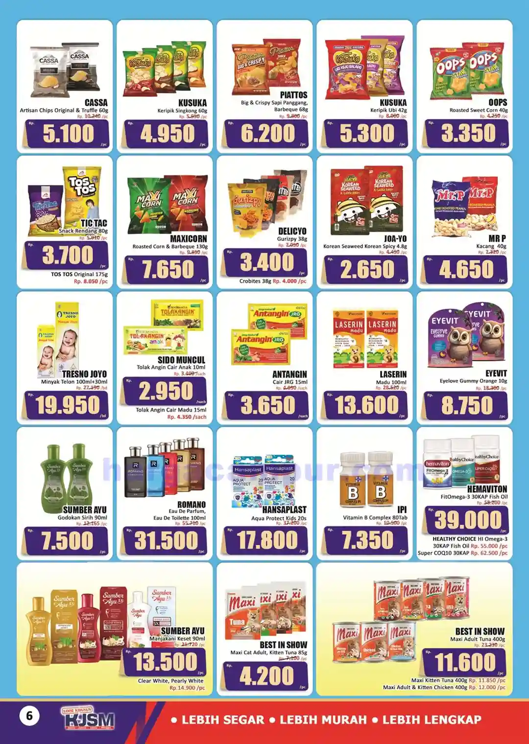 Promo KJSM Hari Hari Pasar Swalayan 16 - 19 Juli 2026 6 Katalog Promo KJSM HARI HARI Pasar Swalayan 9 12 Juli 2026 6