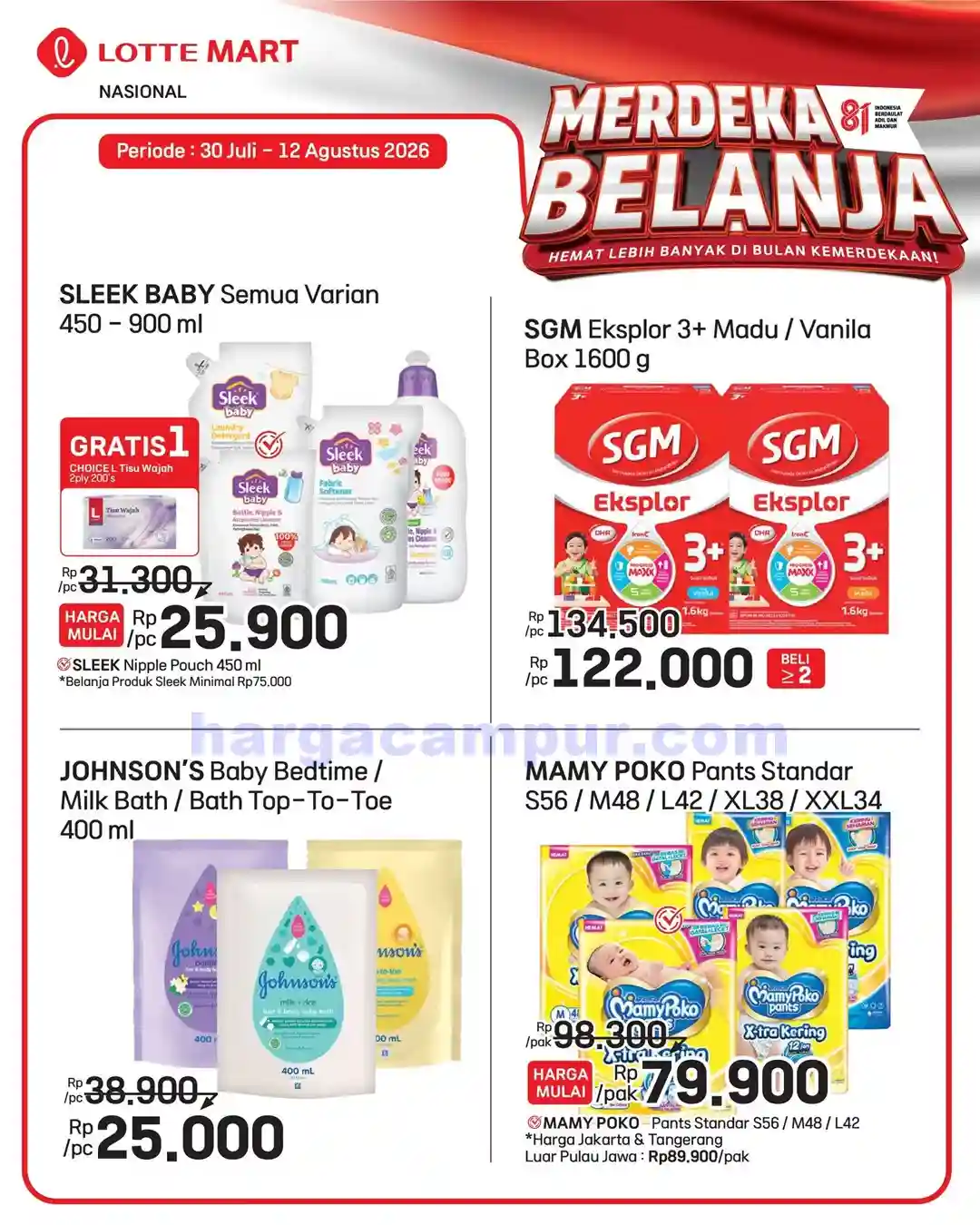 Katalog Promo Lottemart Terbaru 13 - 26 Agustus 2026 9 Katalog Promo Lottemart Terbaru 30 Juli 12 Agustus 2026 2