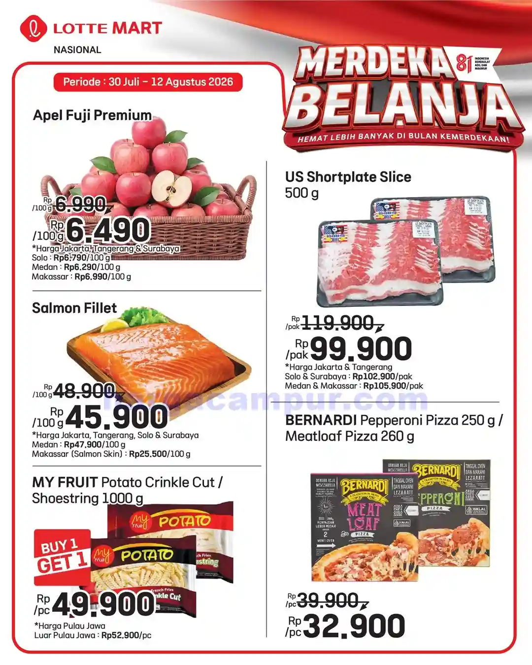 Katalog Promo Lottemart Terbaru 13 - 26 Agustus 2026 5 Katalog Promo Lottemart Terbaru 30 Juli 12 Agustus 2026 6