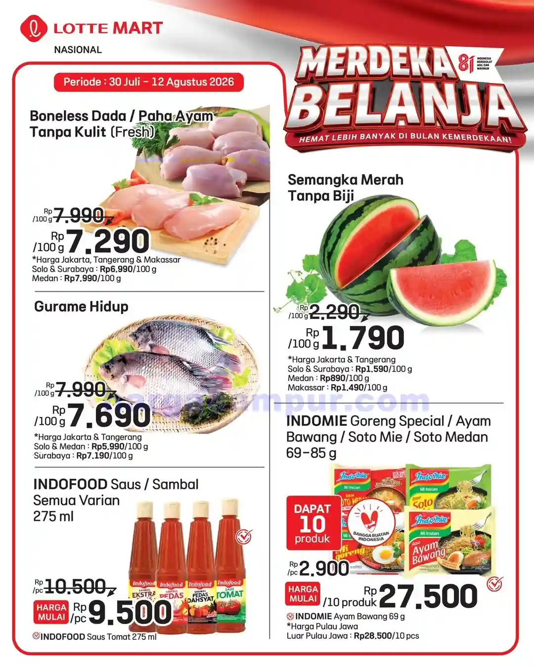 Katalog Promo Lottemart Terbaru 13 - 26 Agustus 2026 4 Katalog Promo Lottemart Terbaru 30 Juli 12 Agustus 2026 7
