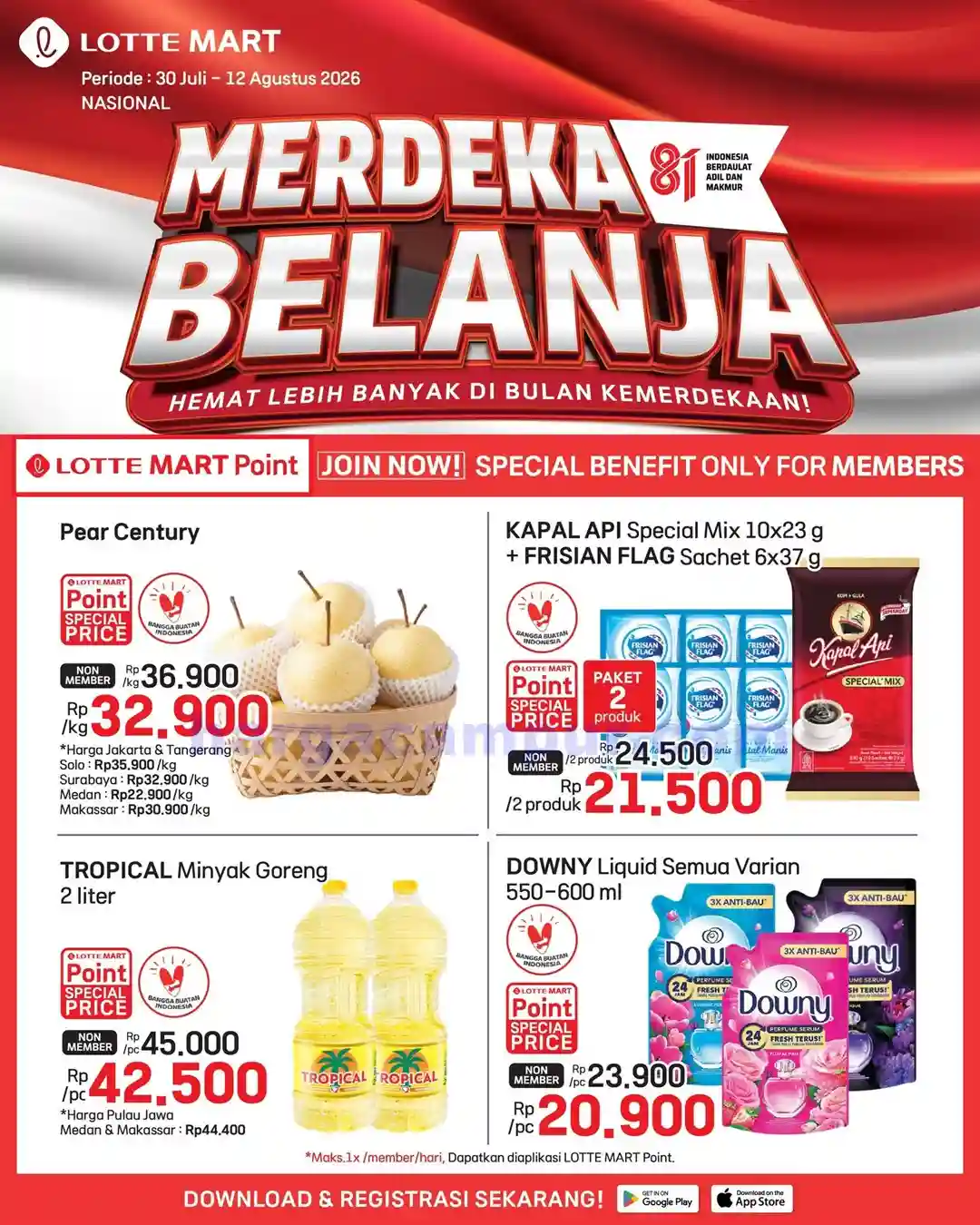 Katalog Promo Lottemart Terbaru 13 - 26 Agustus 2026 2 Katalog Promo Lottemart Terbaru 30 Juli 12 Agustus 2026 9