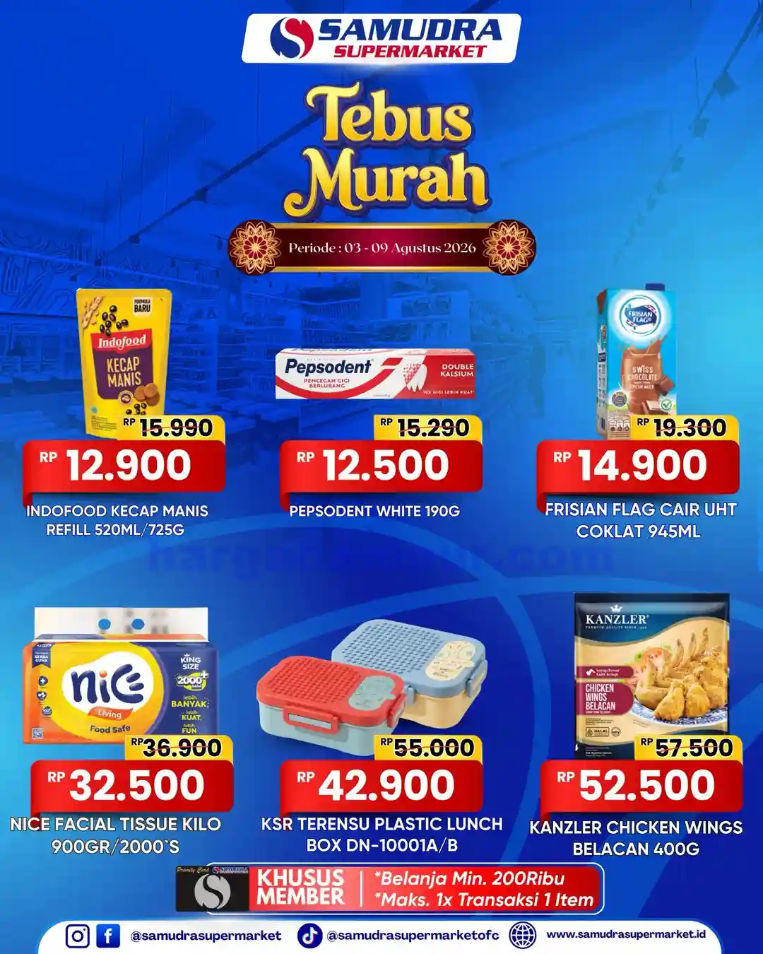 Katalog Promo Samudra Supermarket Super Murah 10 - 16 Agustus 2026 12 Katalog Promo Samudra Supermarket Super Murah 3 9 Agustus 2026 2