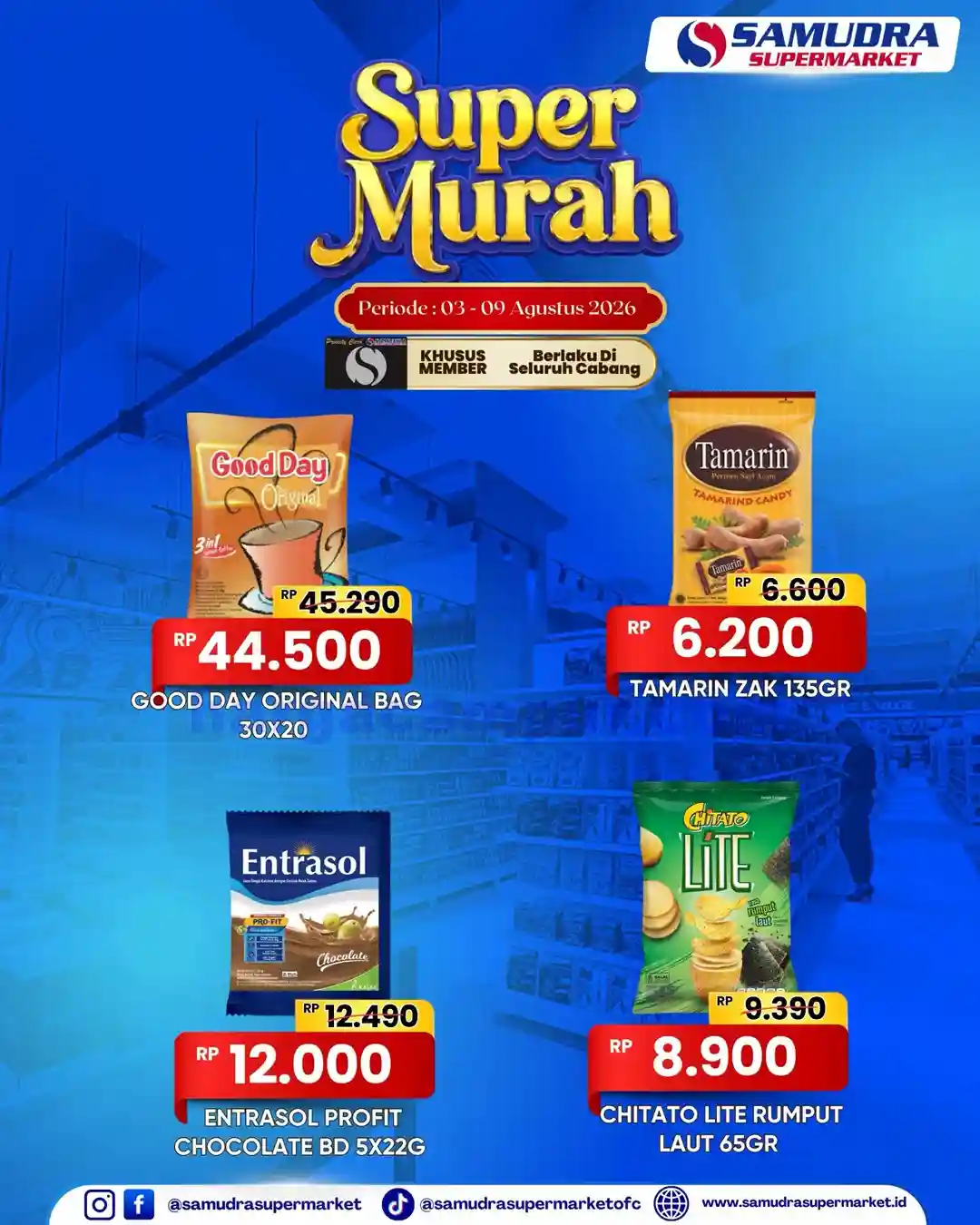Katalog Promo Samudra Supermarket Super Murah 10 - 16 Agustus 2026 6 Katalog Promo Samudra Supermarket Super Murah 3 9 Agustus 2026 8