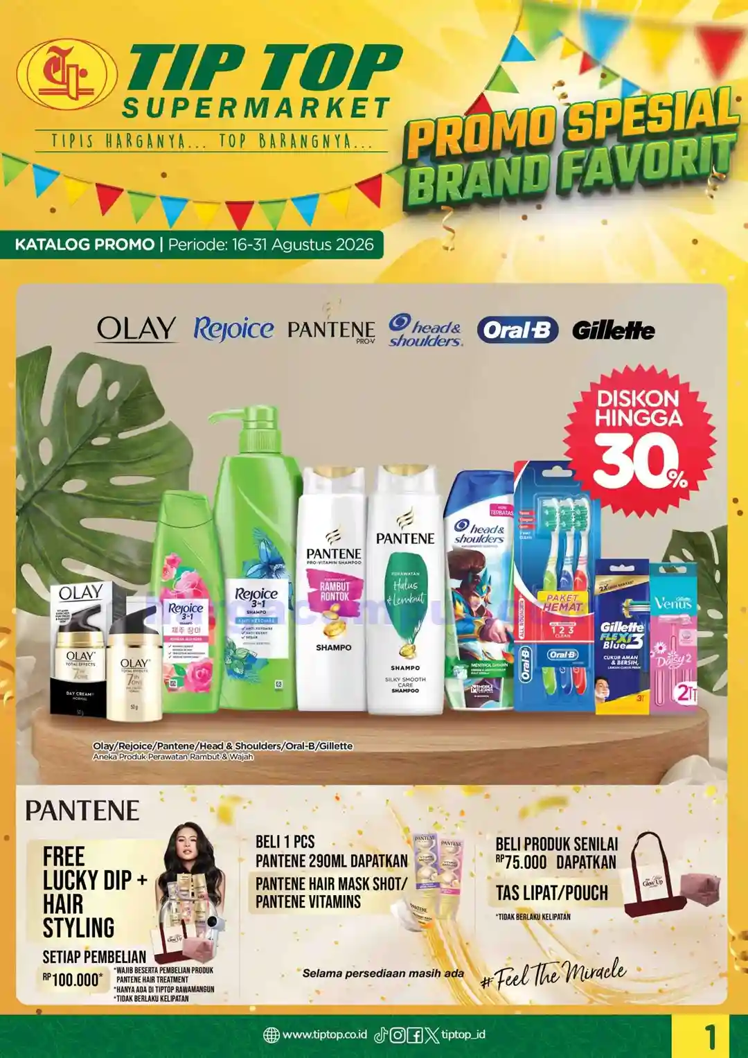 Katalog Promo TIPTOP Swalayan Terbaru 16 - 31 Agustus 2026 1 Katalog Promo TIPTOP Swalayan Terbaru 16 31 Agustus 2026 1