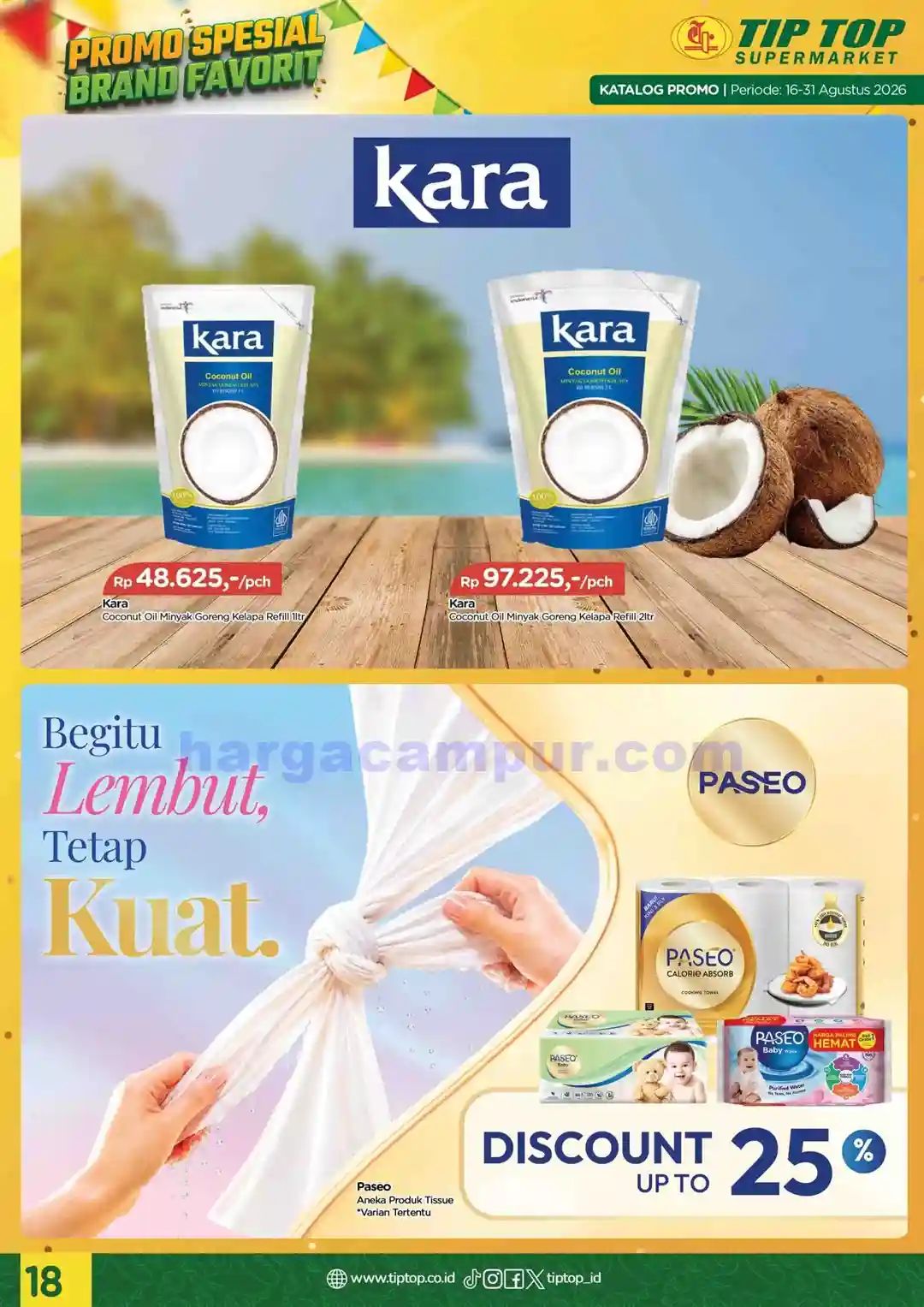Katalog Promo TIPTOP Swalayan Terbaru 16 - 31 Agustus 2026 18 Katalog Promo TIPTOP Swalayan Terbaru 16 31 Agustus 2026 18