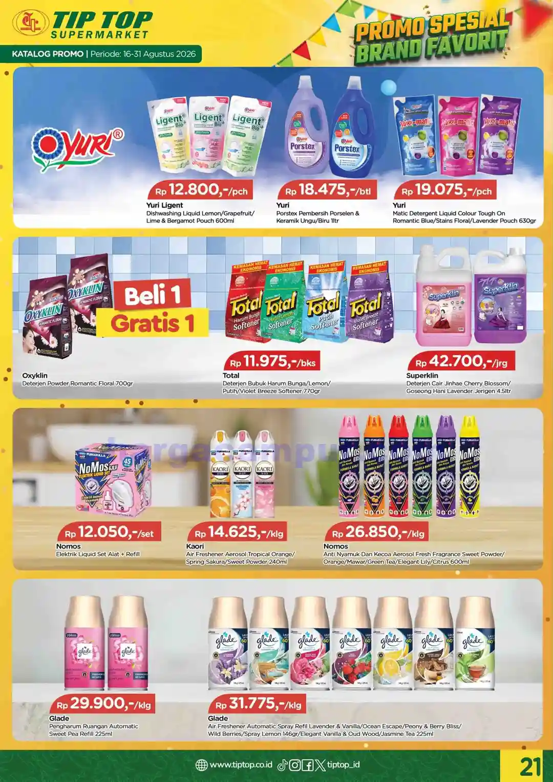 Katalog Promo TIPTOP Swalayan Terbaru 16 - 31 Agustus 2026 21 Katalog Promo TIPTOP Swalayan Terbaru 16 31 Agustus 2026 21