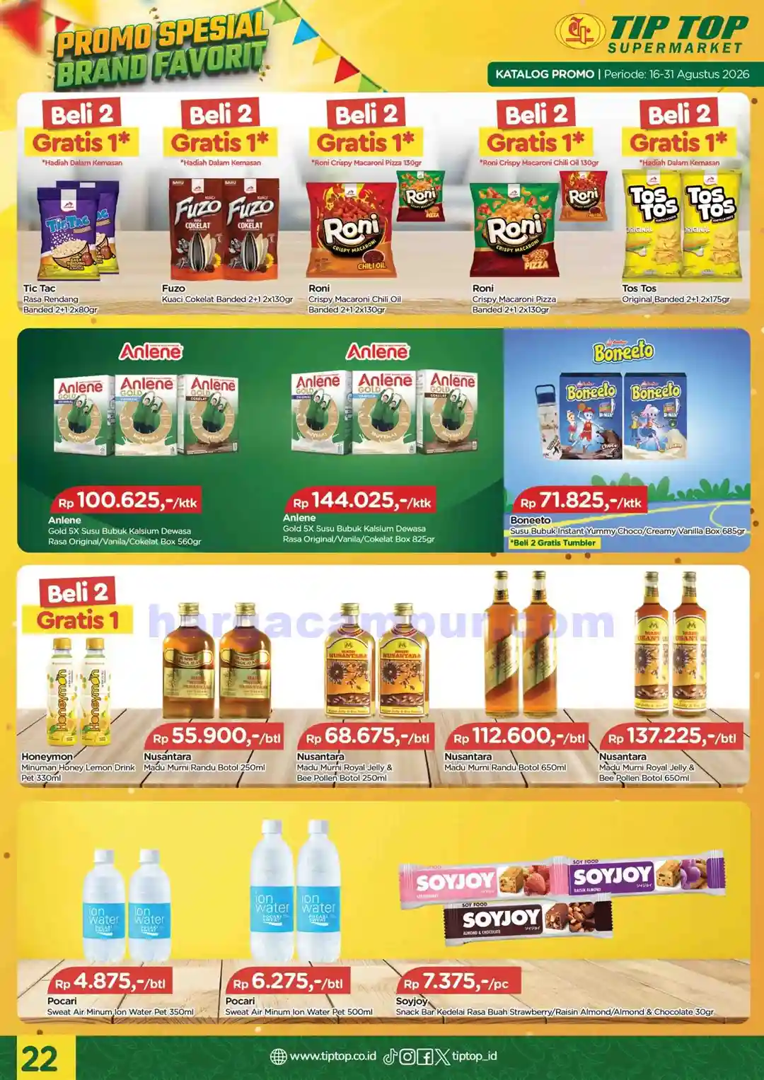 Katalog Promo TIPTOP Swalayan Terbaru 16 - 31 Agustus 2026 22 Katalog Promo TIPTOP Swalayan Terbaru 16 31 Agustus 2026 22