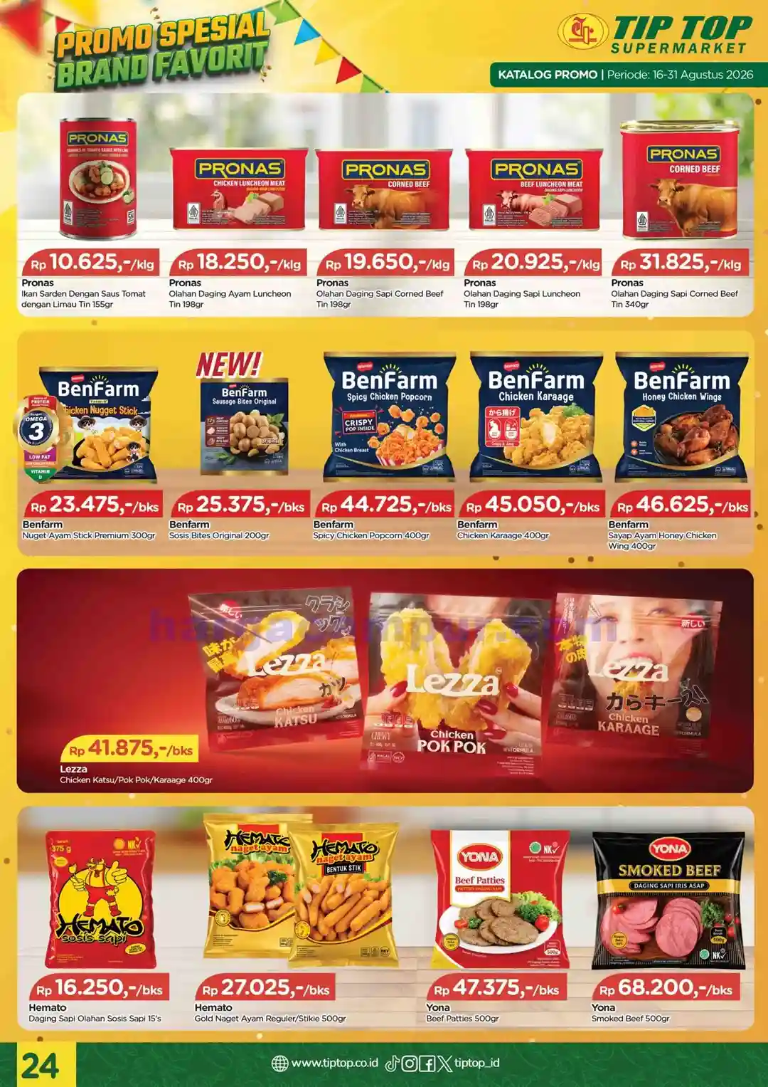 Katalog Promo TIPTOP Swalayan Terbaru 16 - 31 Agustus 2026 24 Katalog Promo TIPTOP Swalayan Terbaru 16 31 Agustus 2026 24