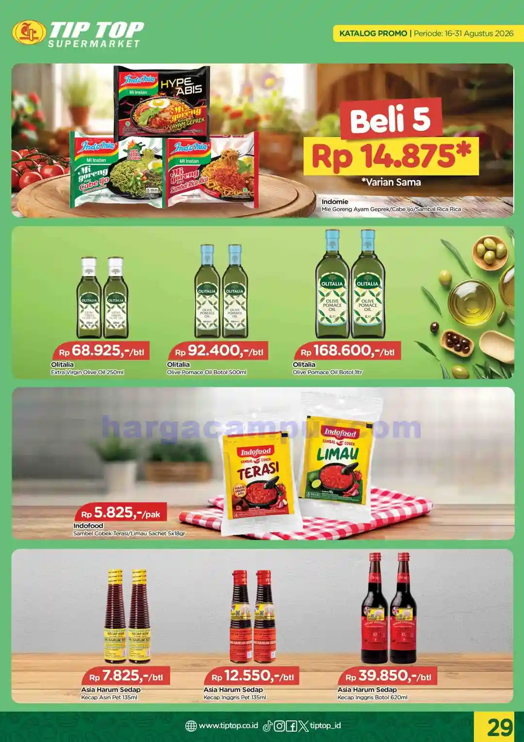Katalog Promo TIPTOP Swalayan Terbaru 16 - 31 Agustus 2026 29 Katalog Promo TIPTOP Swalayan Terbaru 16 31 Agustus 2026 29