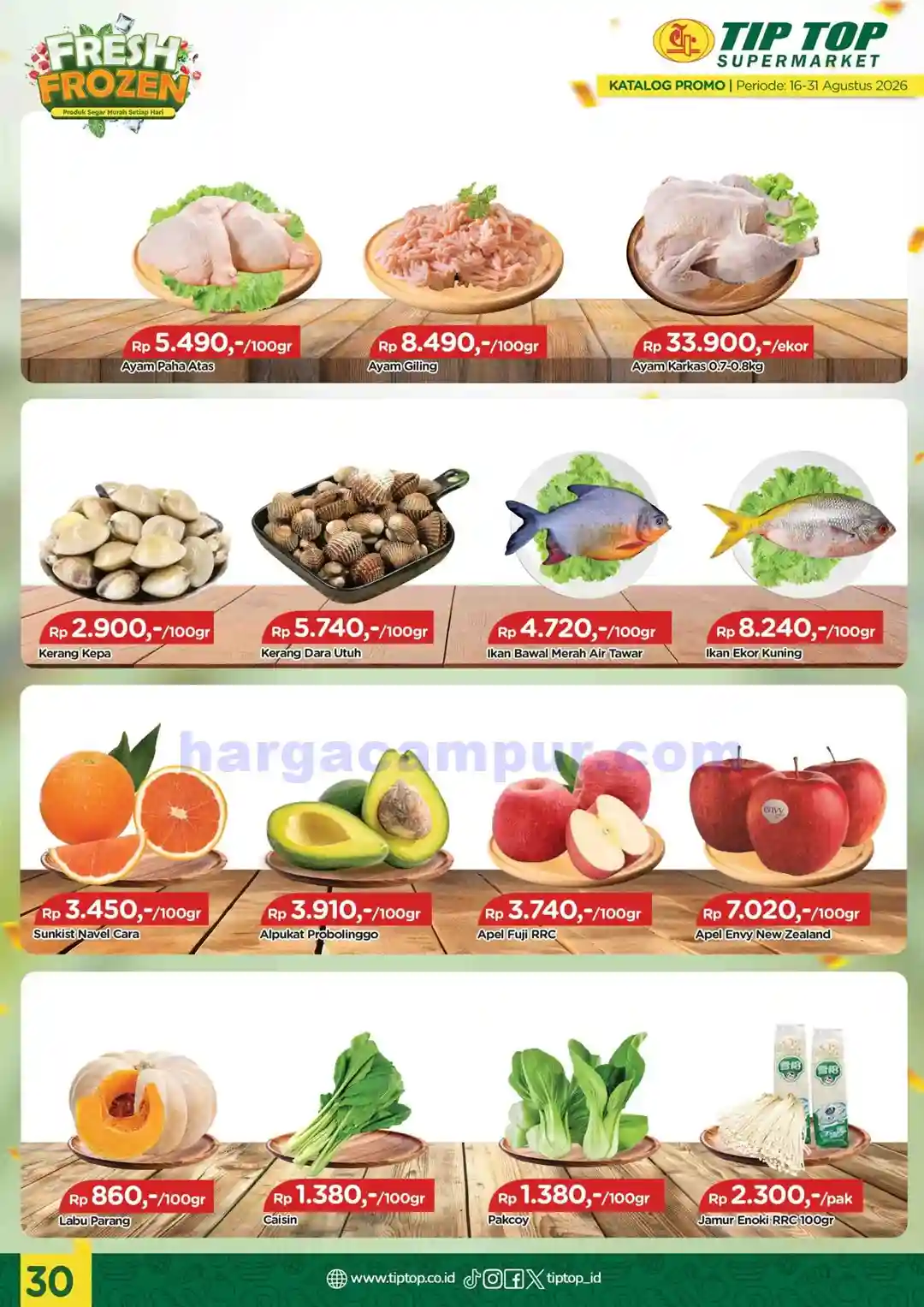 Katalog Promo TIPTOP Swalayan Terbaru 16 - 31 Agustus 2026 30 Katalog Promo TIPTOP Swalayan Terbaru 16 31 Agustus 2026 30