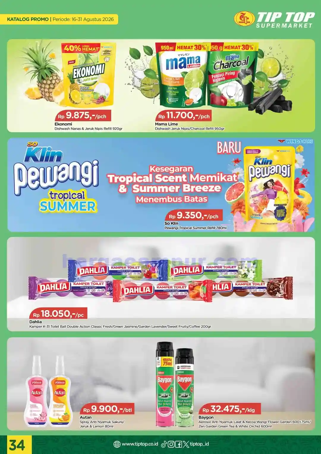 Katalog Promo TIPTOP Swalayan Terbaru 16 - 31 Agustus 2026 34 Katalog Promo TIPTOP Swalayan Terbaru 16 31 Agustus 2026 34